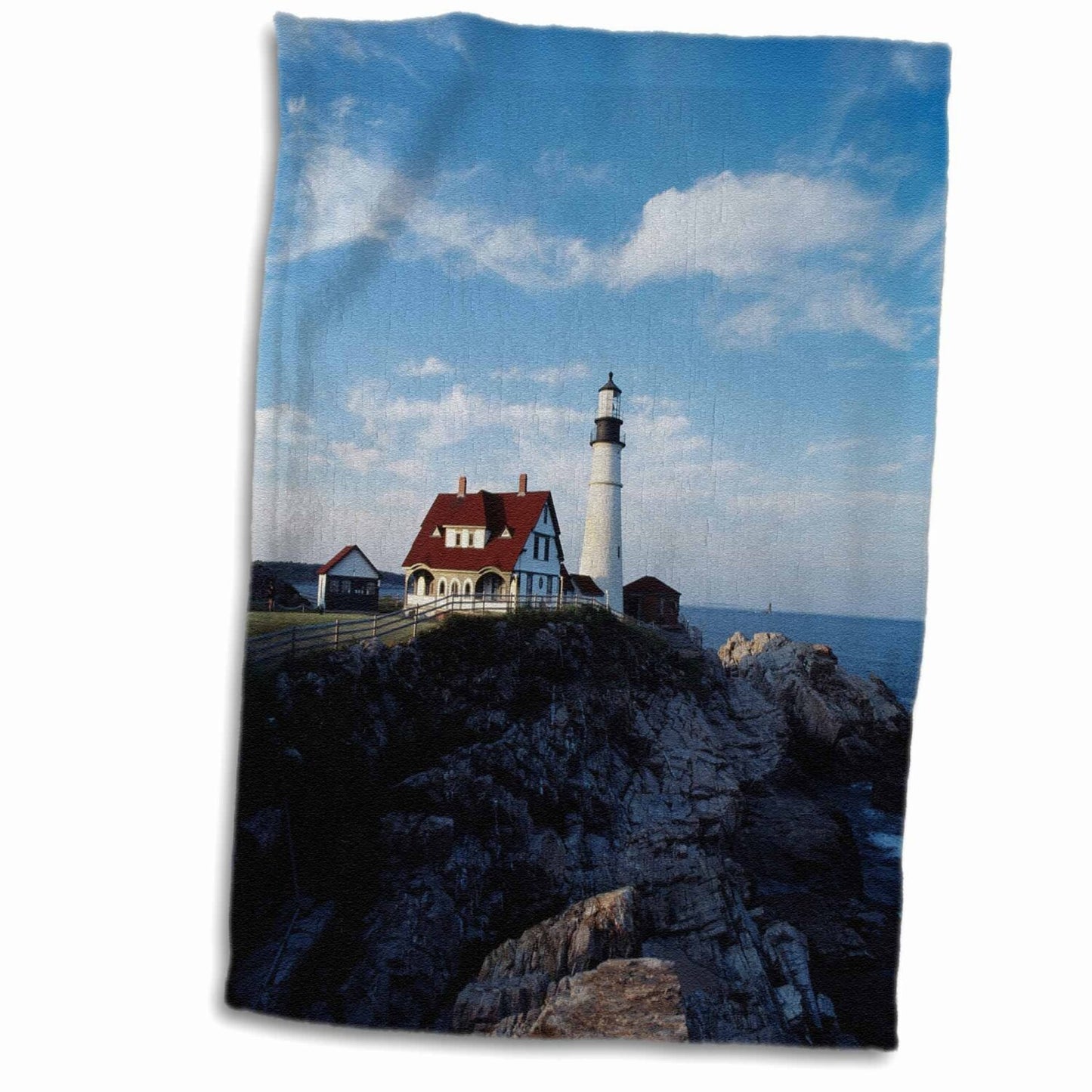 Maine Cape Elizabeth Portland Head Lighthouse Towel