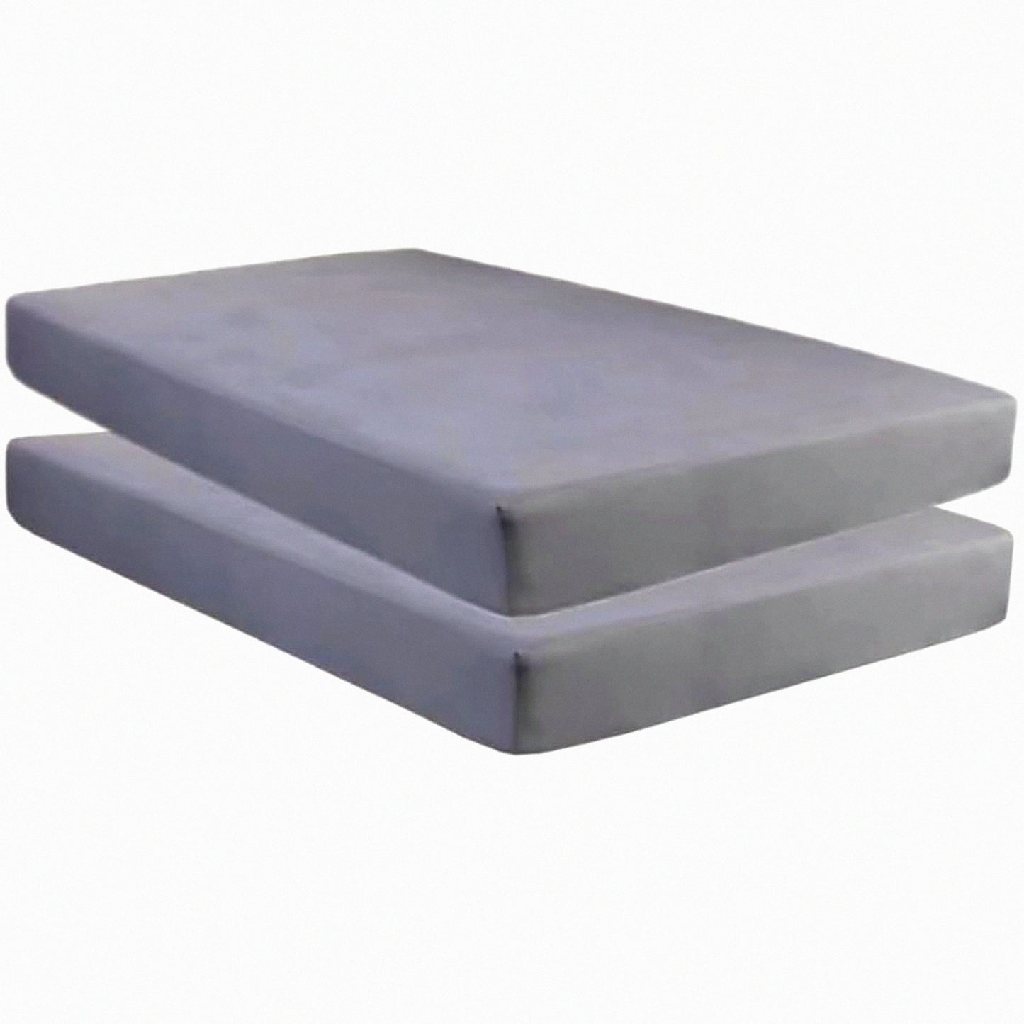UltraSoft Gray Full Fitted Sheet Set - 2 Pack | Deep Pocket Bed Sheets | Fade & Wrinkle Resistant | Super Soft Microfiber | Full Size Fitted Sheets Only