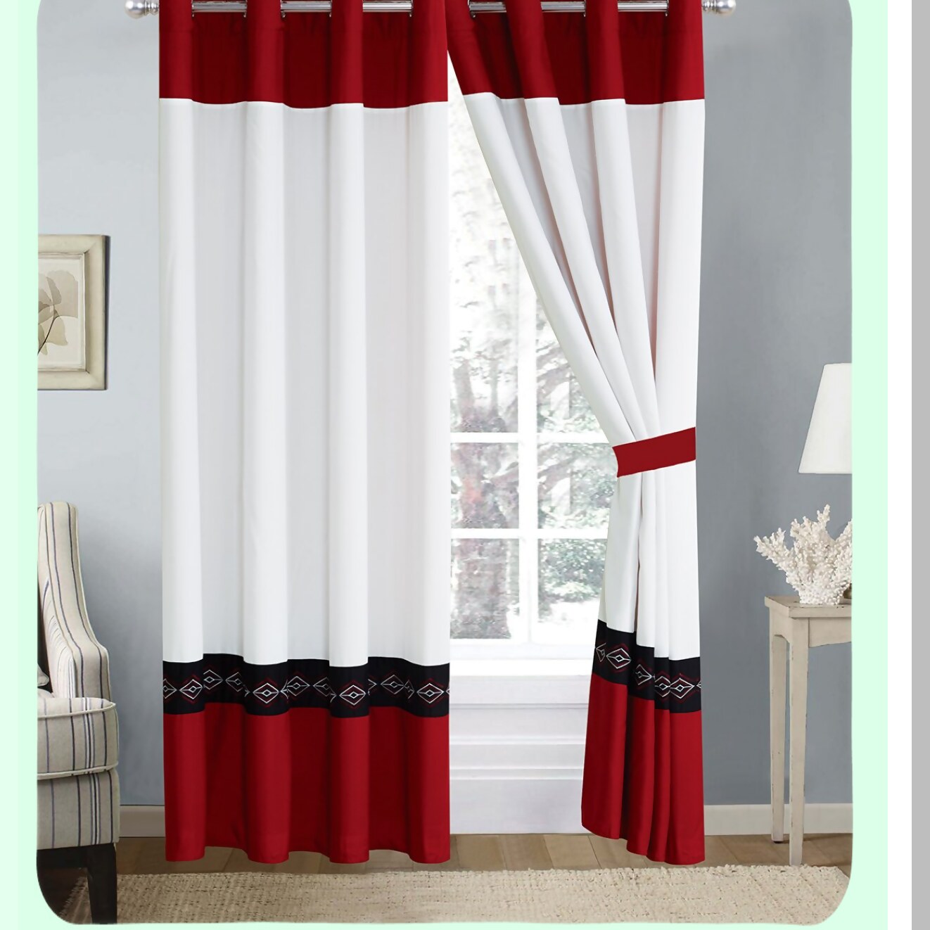 Burgundy Red Pinch Pleat Comforter Set - 3 Piece All-Season Bedding with Double-Needle Stitch and Down Alternative Fill - Embroidered Design