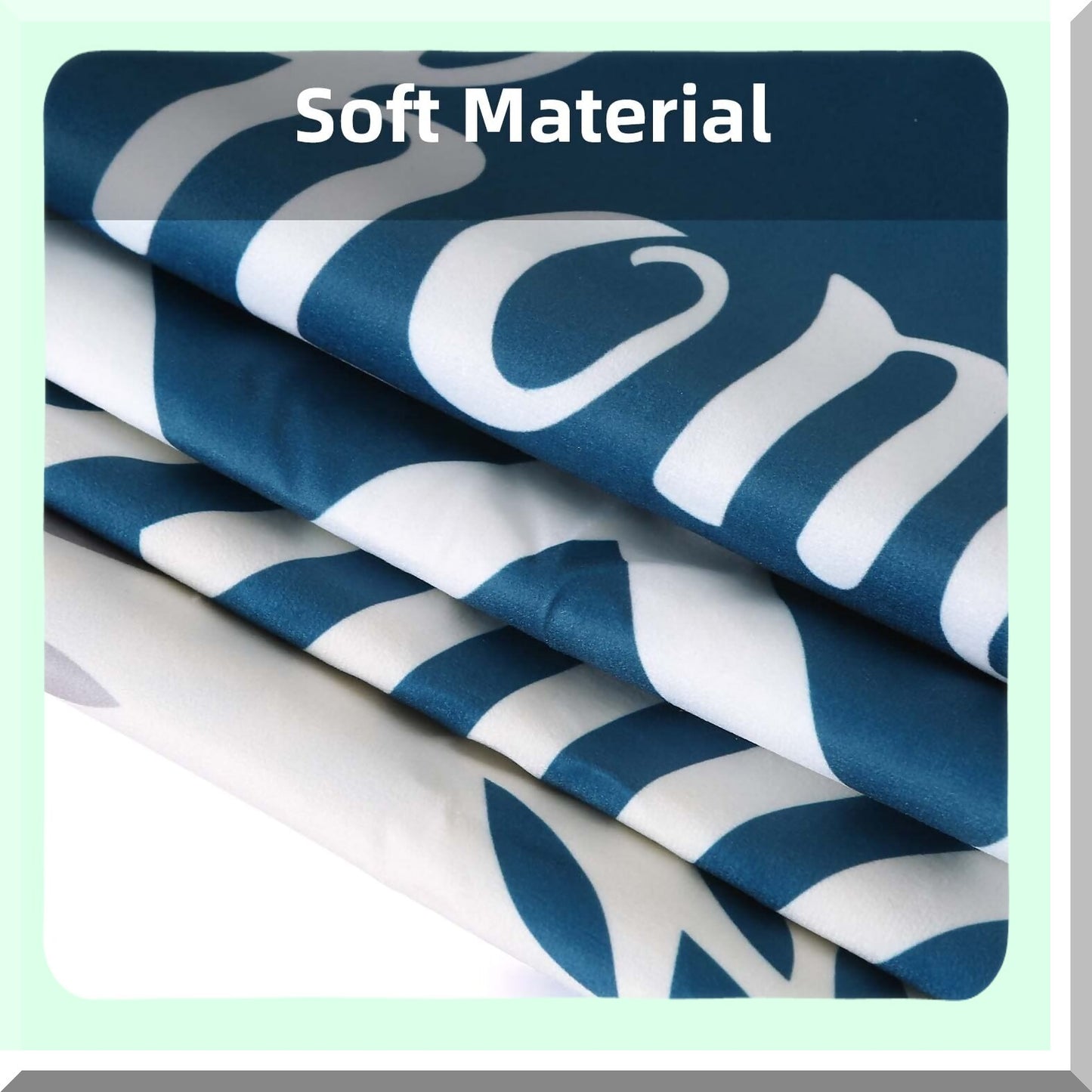 Modern Blue Geo Pillow Set - 18x18 Decorative Throw Covers for Couch & Living Room. Light Blue & Gray Cushion Cases for Bed, Outdoor, Car.