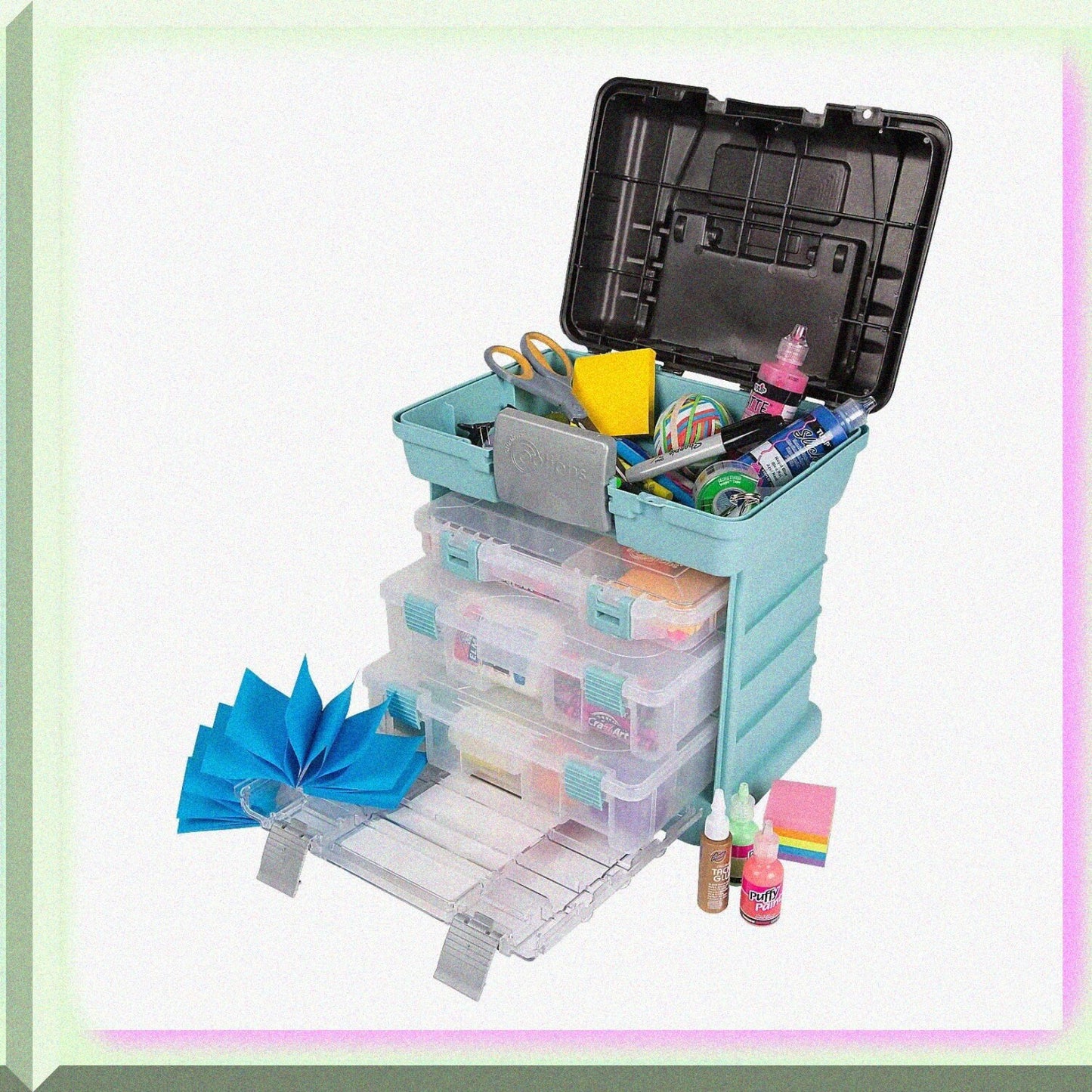 Grab N' Go Rack System Soft Blue Medium