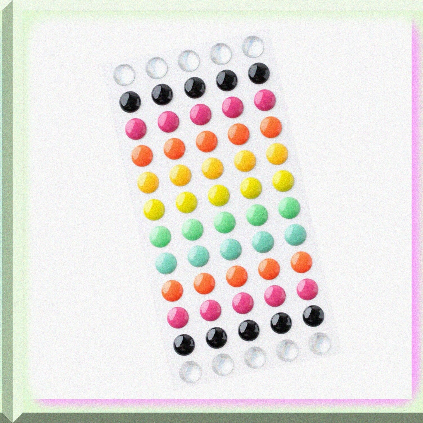 60 Piece Enamel Halloween Stickers for Crafts