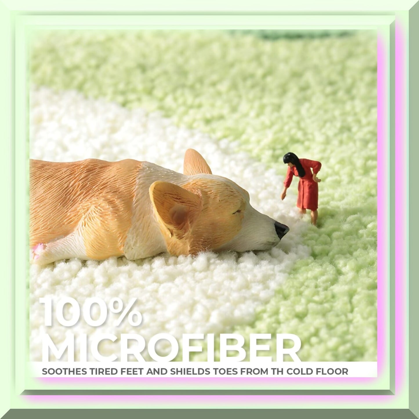 Dinosaur Microfiber Bath Rug 20 x 31
