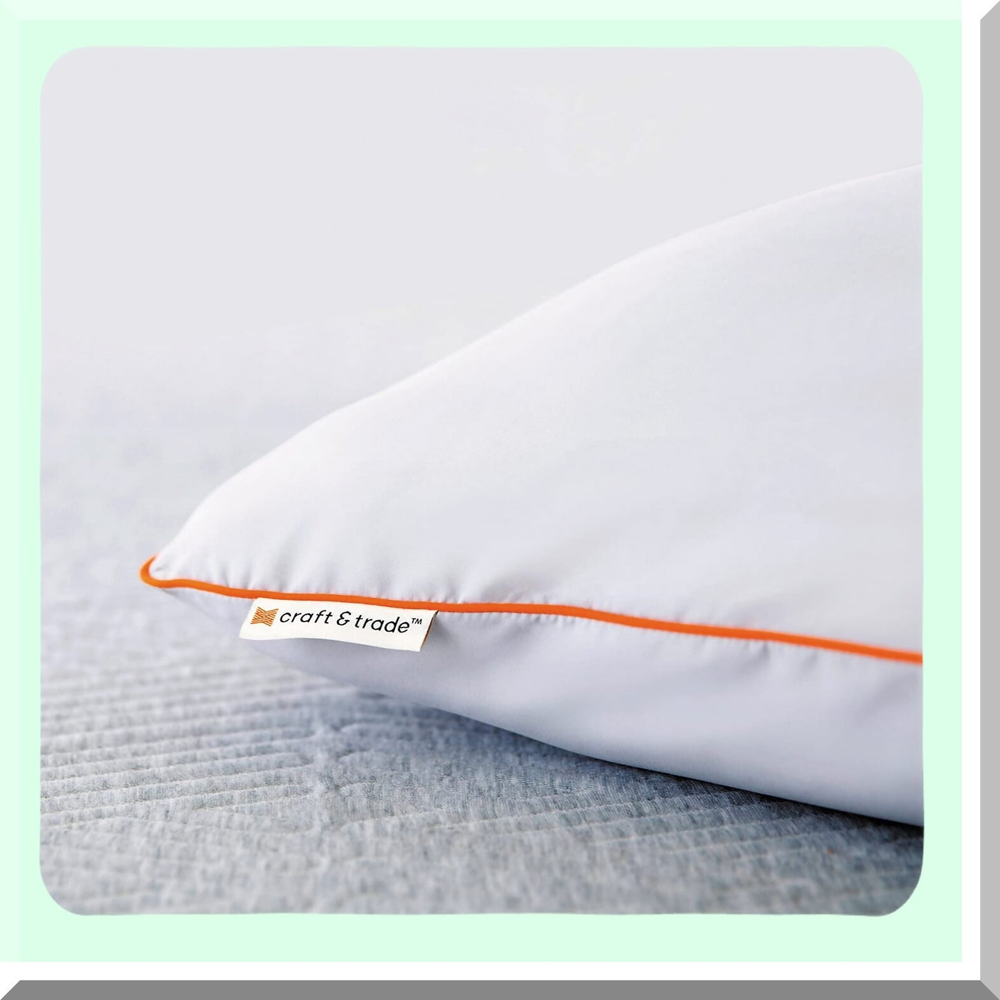 FoamCloud Memory Pillow - Cluster Support for Neck & Head, Cooling Gel Infused, Hypoallergenic, Washable Cover, Orthopedic Design, Breathable Foam