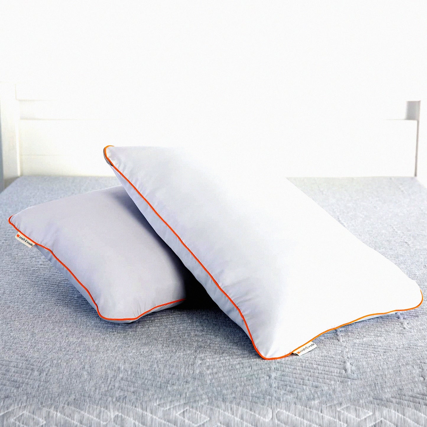 FoamCloud Memory Pillow - Cluster Support for Neck & Head, Cooling Gel Infused, Hypoallergenic, Washable Cover, Orthopedic Design, Breathable Foam