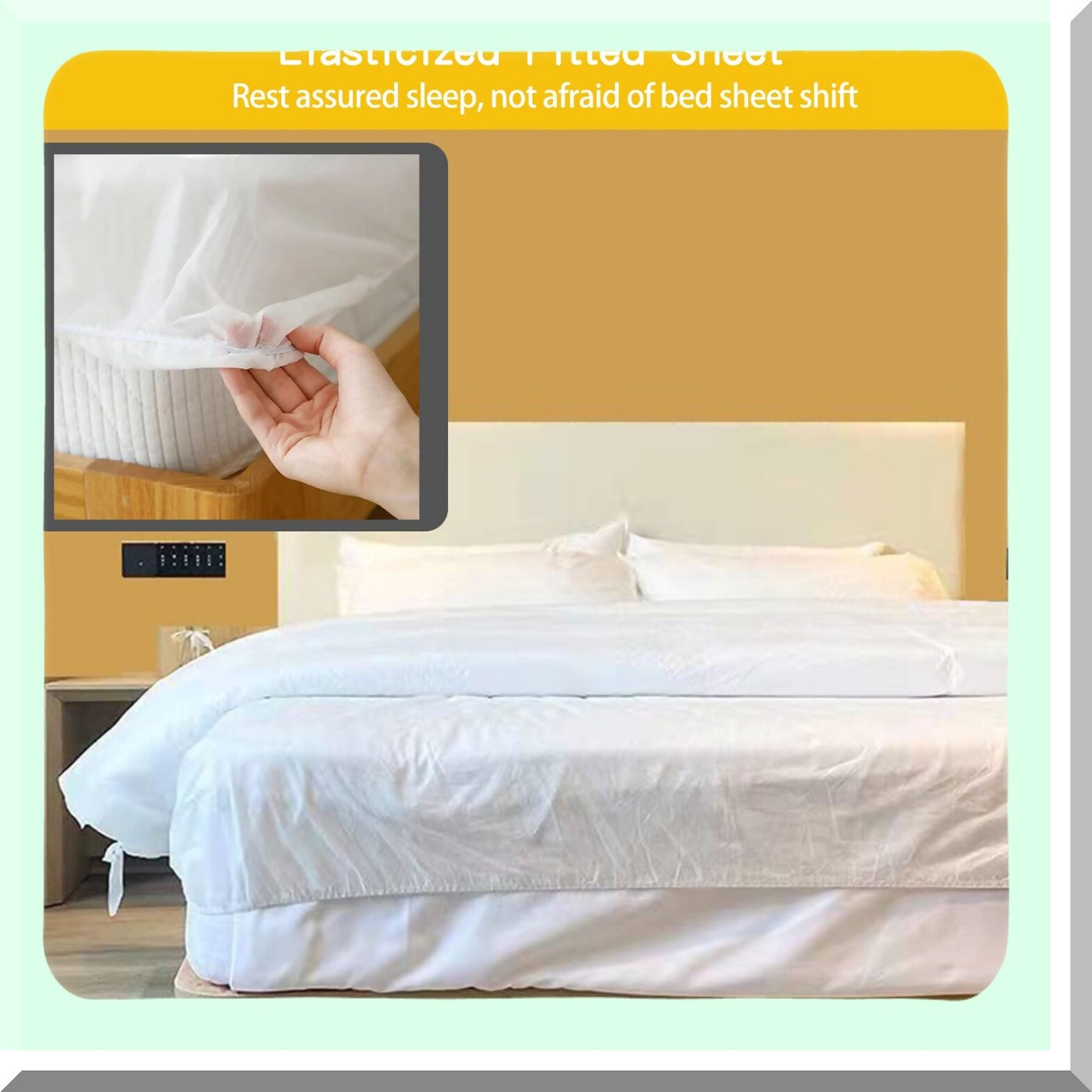 TravelEase Disposable Bedding Set - 2 Pack Fitted Sheets with Quilt Cover & Pillowcase. Hotel-Grade Disposable Travel Sheets for Business Trips.