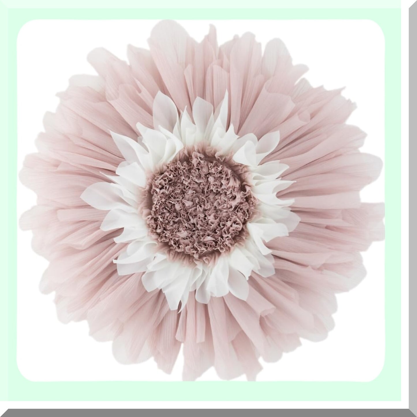 Floral Bliss 3D Round Pillow - Pink Decorative Throw Cushion for Couch & Bed - Aesthetic Accent Home Decor - Includes Inserts - 14 inch