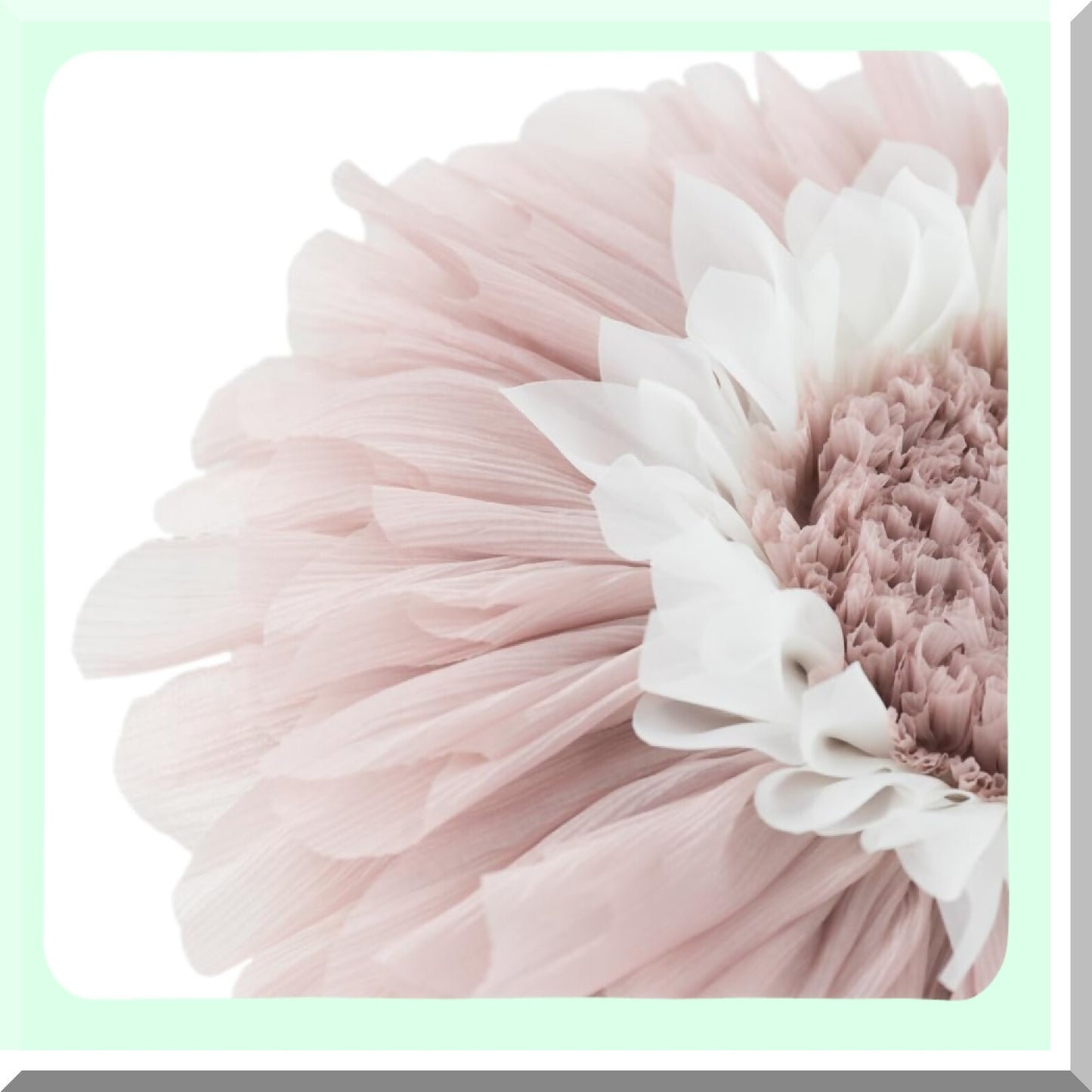 Floral Bliss 3D Round Pillow - Pink Decorative Throw Cushion for Couch & Bed - Aesthetic Accent Home Decor - Includes Inserts - 14 inch