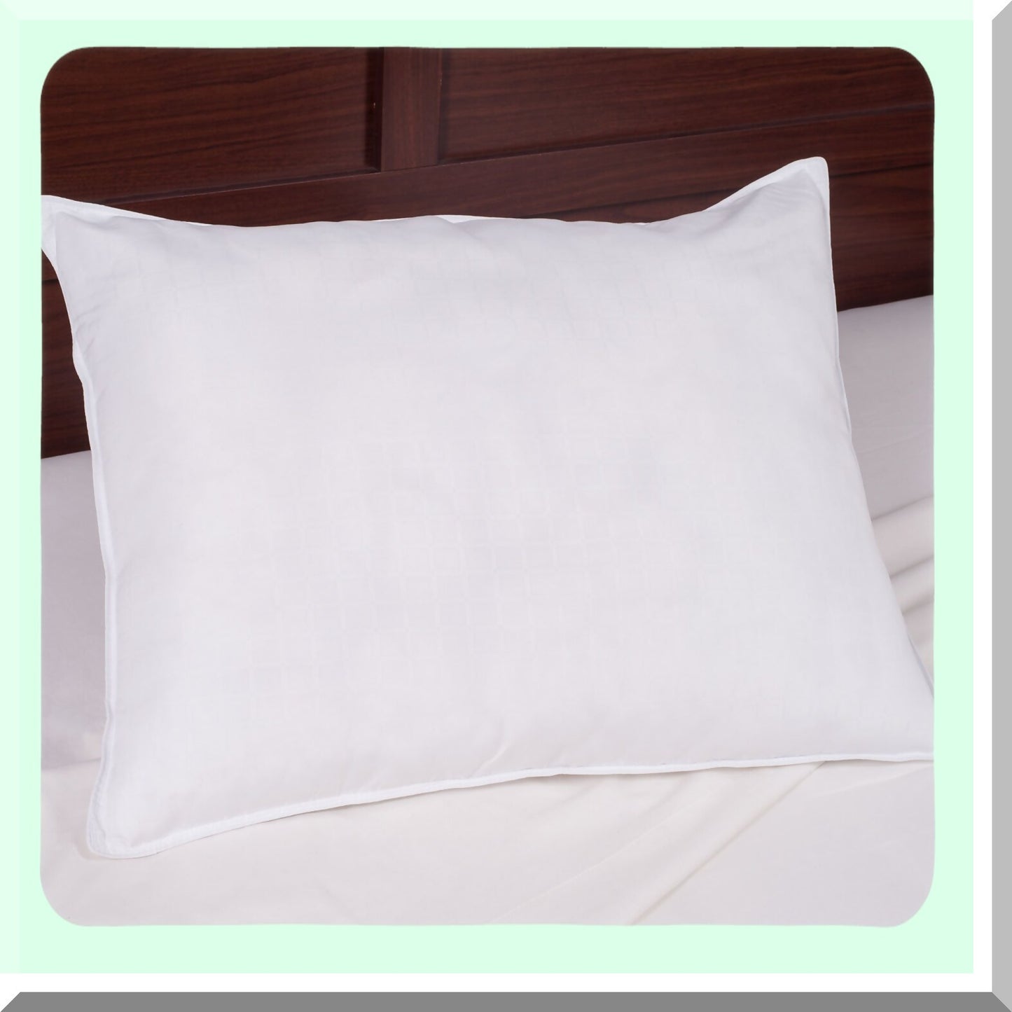 Luxury Plush Comfort Pillow - Hypoallergenic Down Alternative, Ultra-Soft Fabric, White, Standard Size, 1 Pack - Sleep Better Tonight!