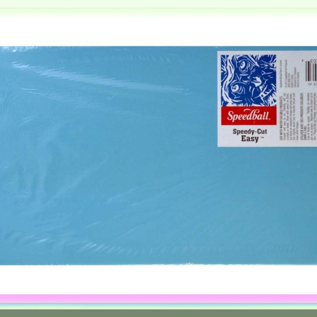 EZPrint CarvePro Soft Rubber Block Blue 6x11"