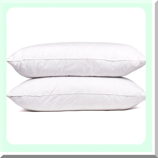 Luxury Plush Down Pillow Queen Size Compatible with Bedding