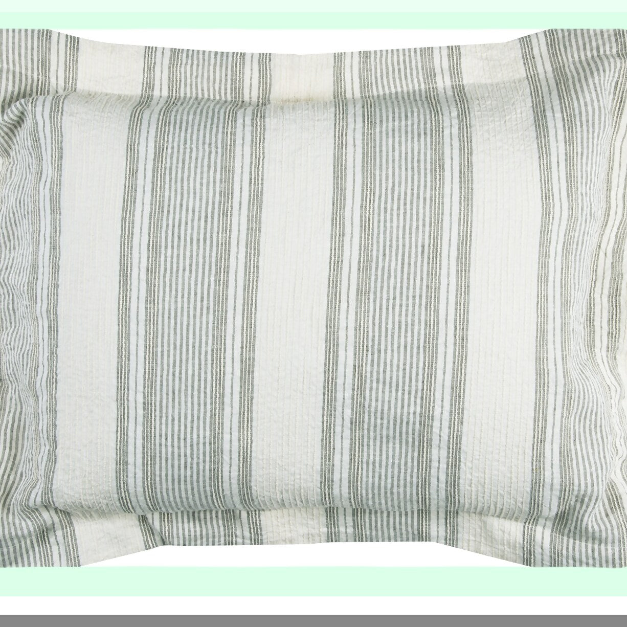 Luxury Plush Gray White Neutral Sham - 20x36 Inch Soft Pillow Cover - Premium Bedding Decor for Bedroom - Cozy Home Accent Piece