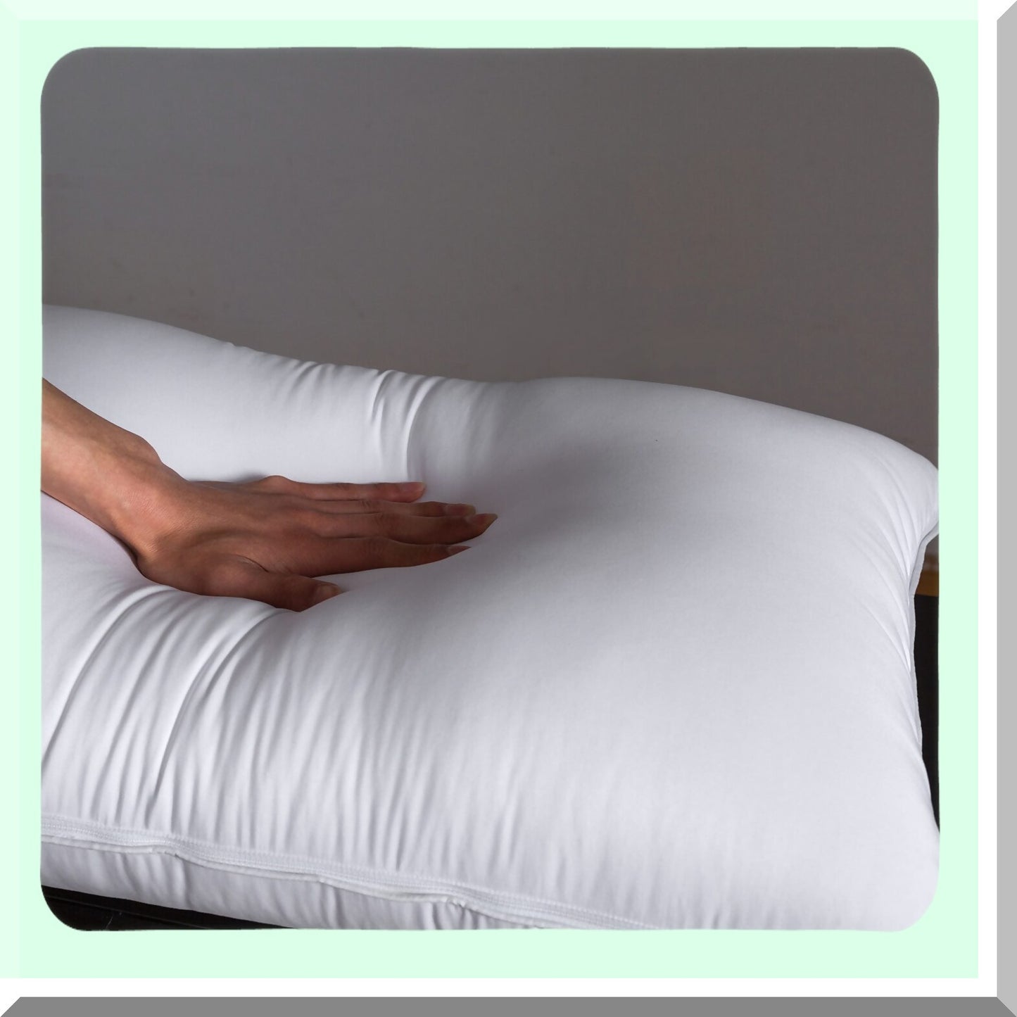 AdjustaSleep 3-in-1 Pillow - Queen Size, Adjustable Layers for Side, Back, and Stomach Sleepers - Soft and Supportive Bed Pillow