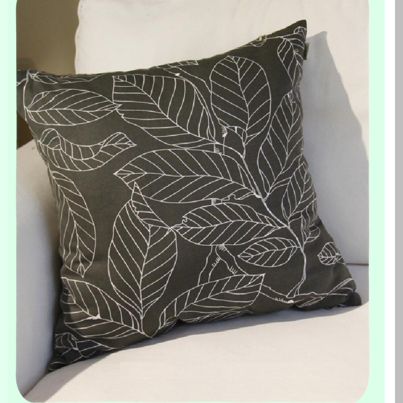 Floral Cotton Print Pillow Cover Collection - 100% Cotton Decorative Throw Pillow Shams in 14 Colors & 10 Sizes - Light Black, Peach Blossom, Red Rosebush - 12"x20"