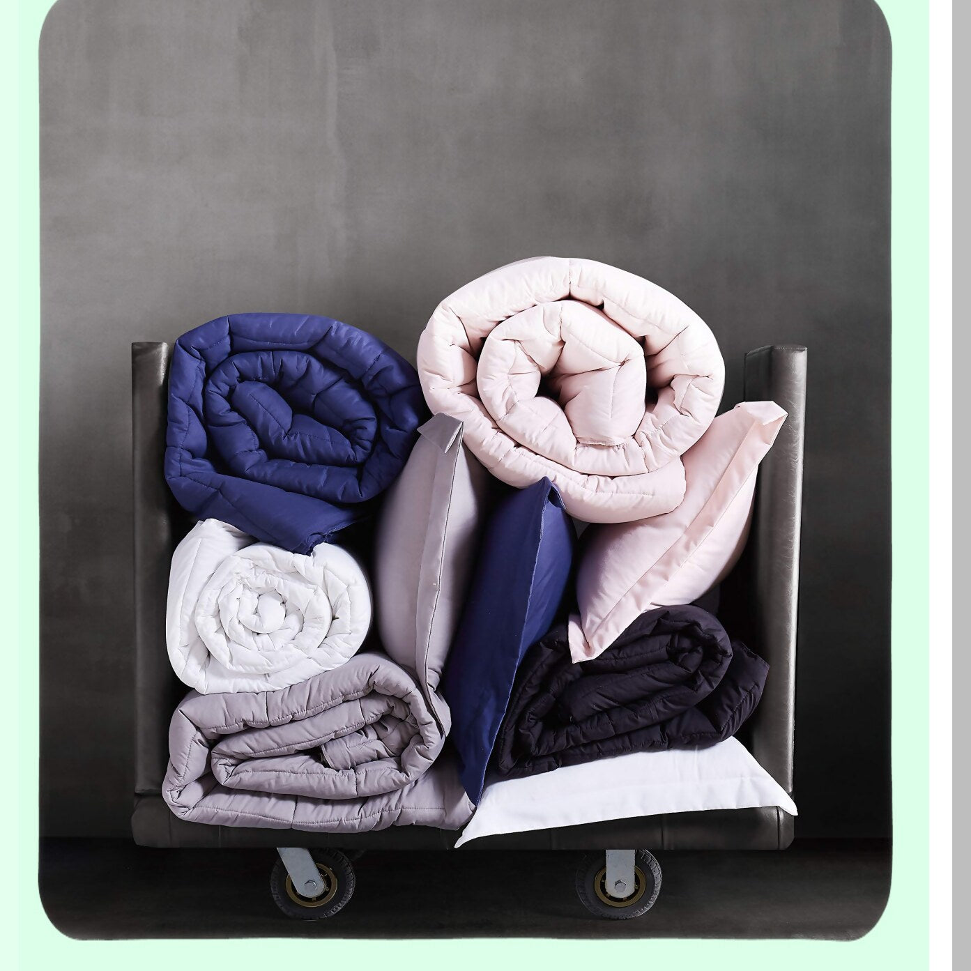 Reversible Black Twin XL Comforter Set - 2 Piece Bedding Bundle - Soft & Cozy - All Season - Hypoallergenic - Machine Washable - Bedroom Decor