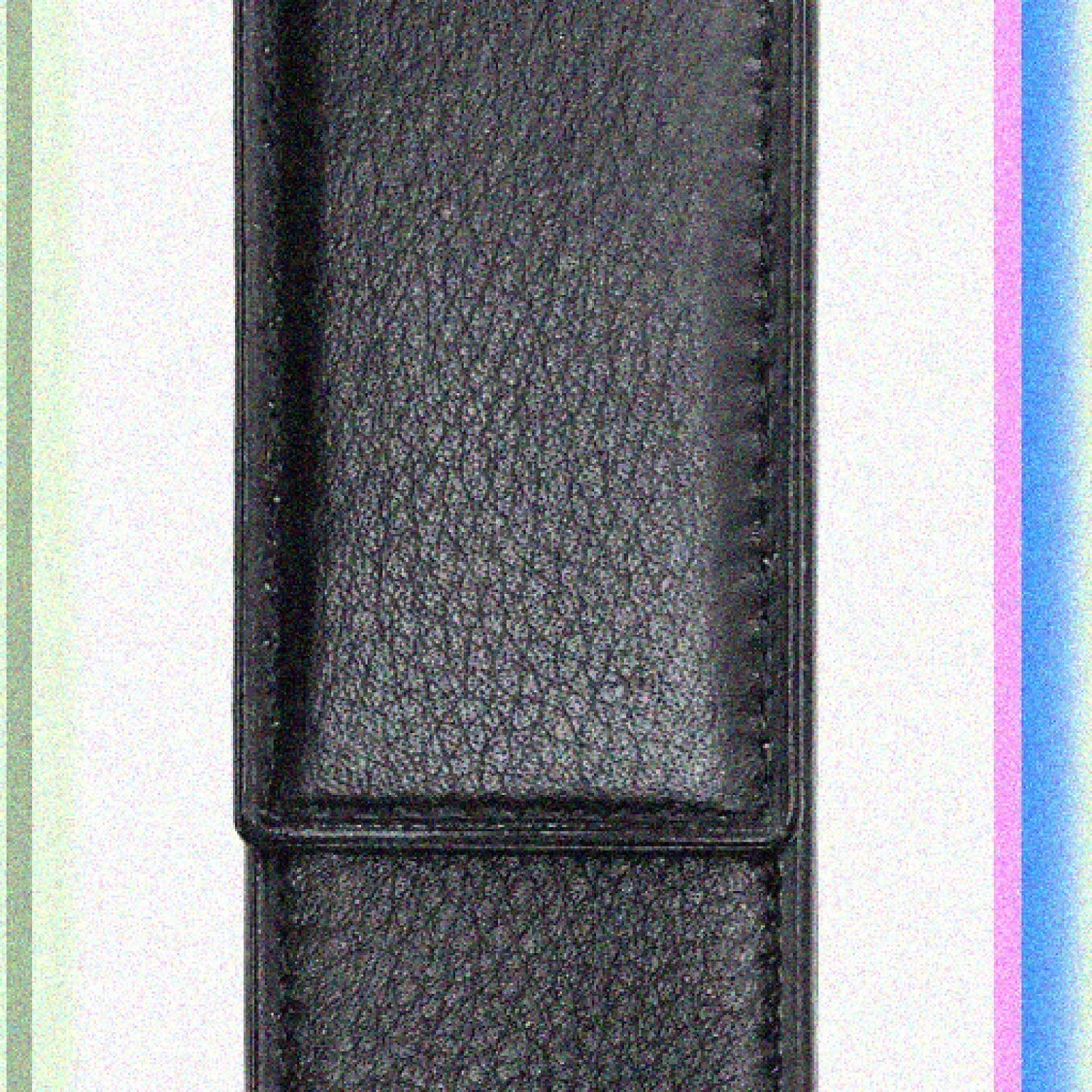 Black Leather Pen Case for 1 Pen