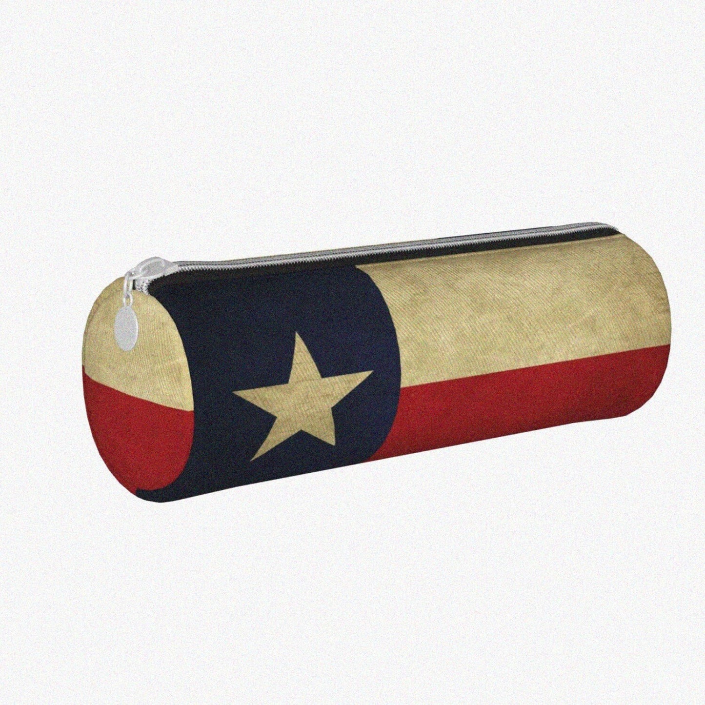 Texas Lone Star Flag Leather Pencil Case