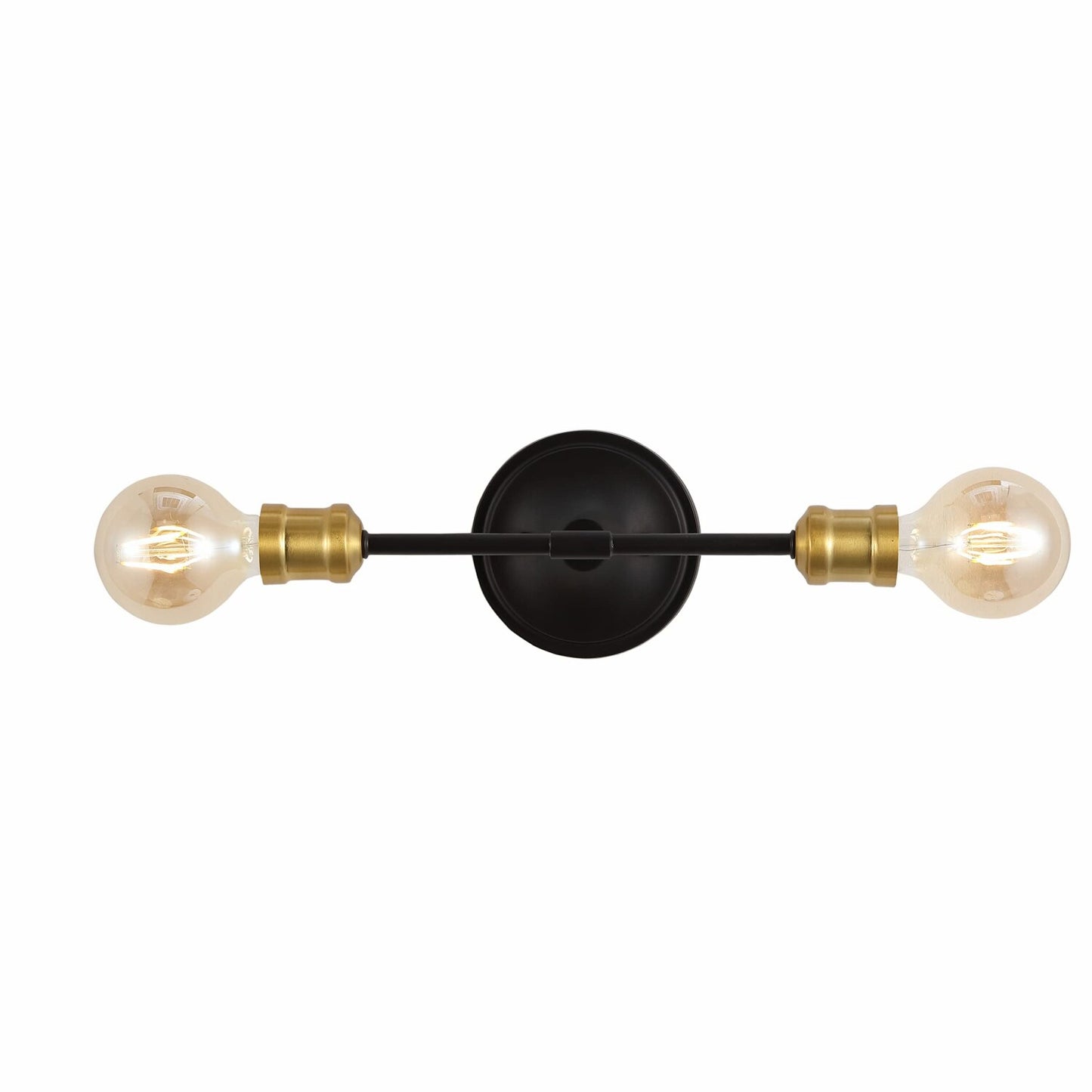 Jaxon 13.25" 2-Light Industrial Wall Sconce Bronze Gold
