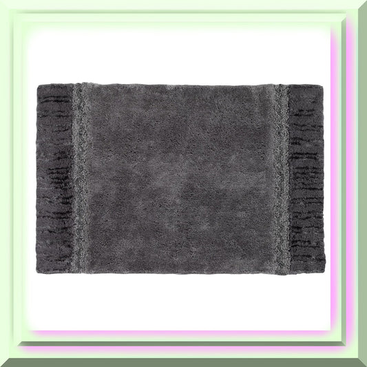 Cotton Bathroom Rug Non-Slip Braided Collection