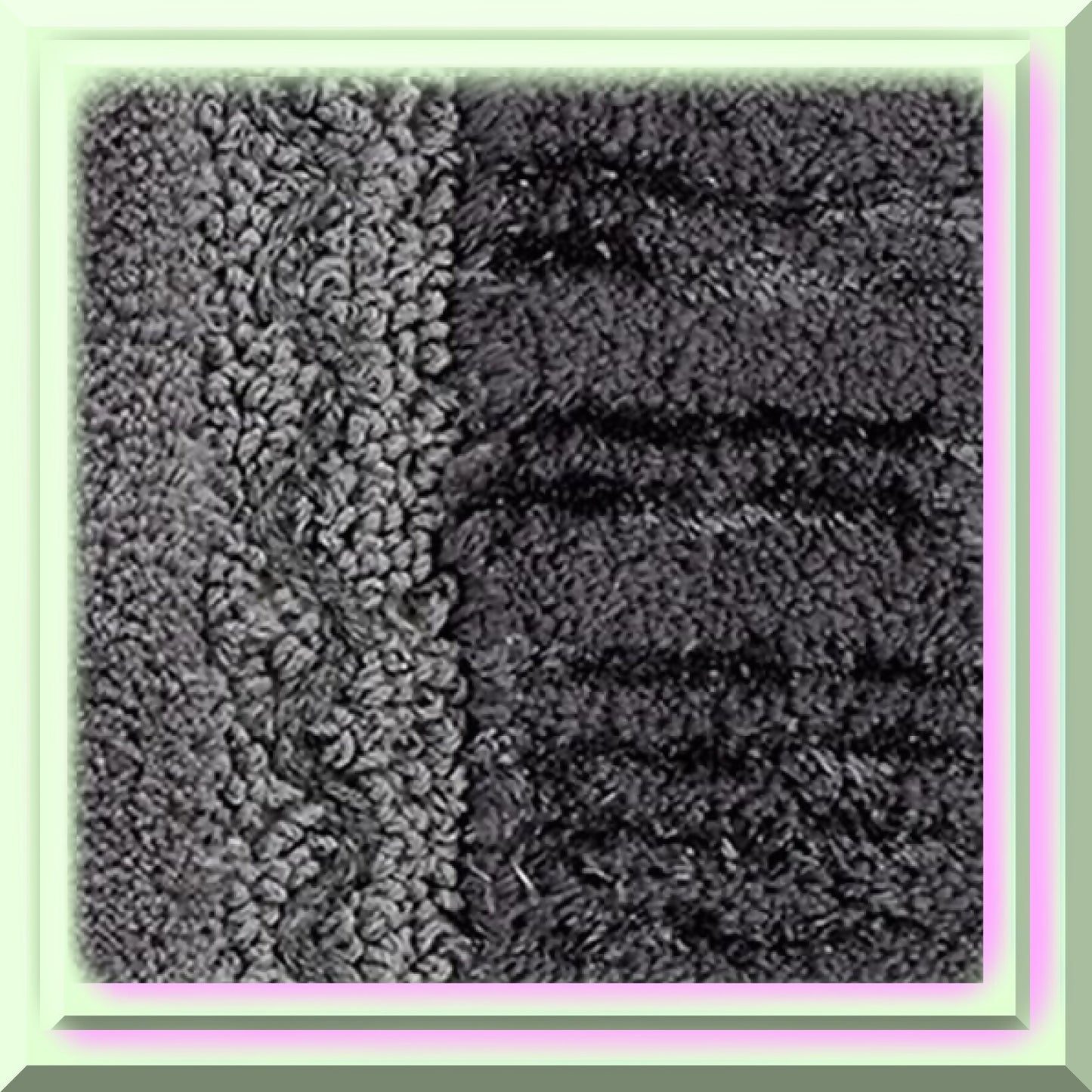 Cotton Bathroom Rug Non-Slip Braided Collection