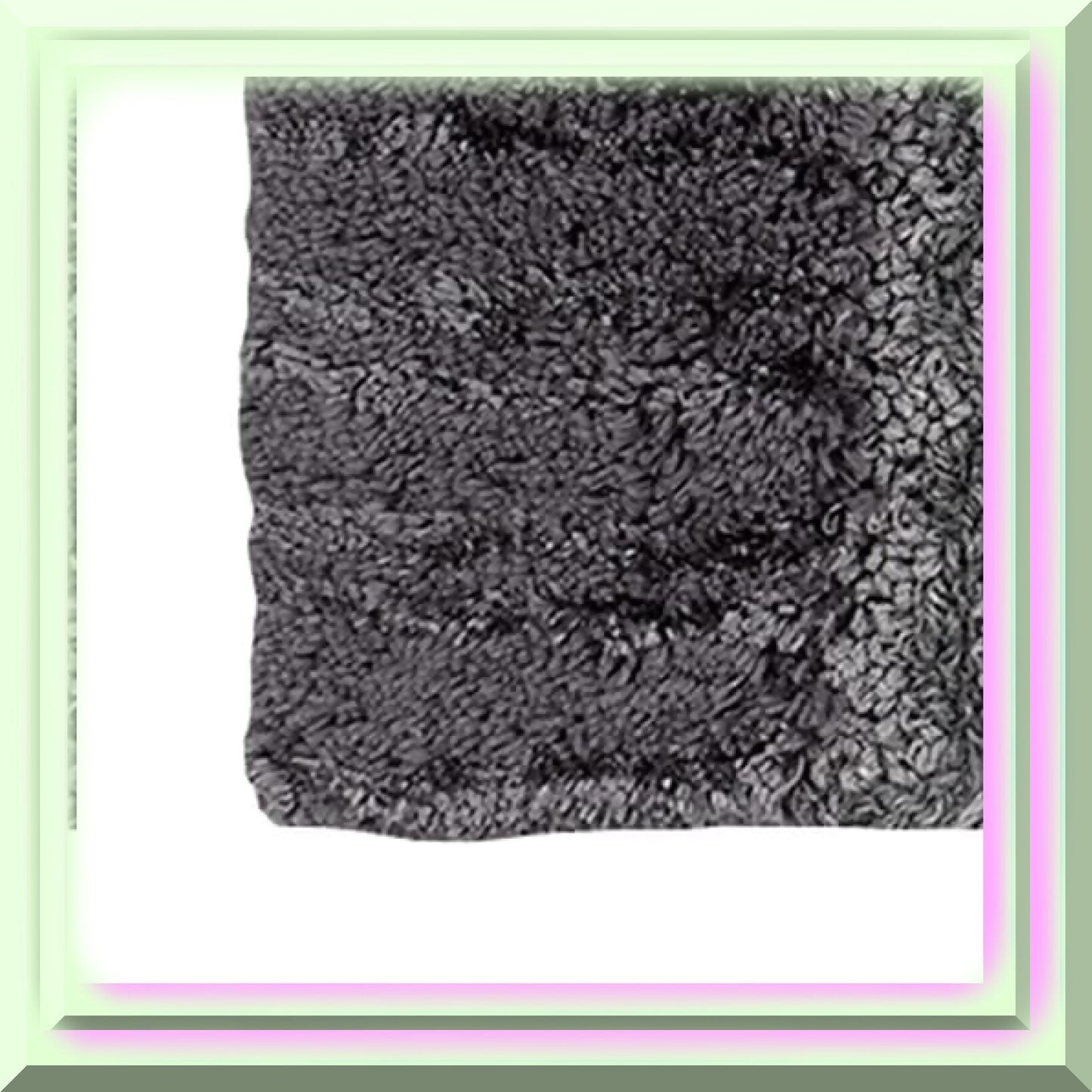 Cotton Bathroom Rug Non-Slip Braided Collection