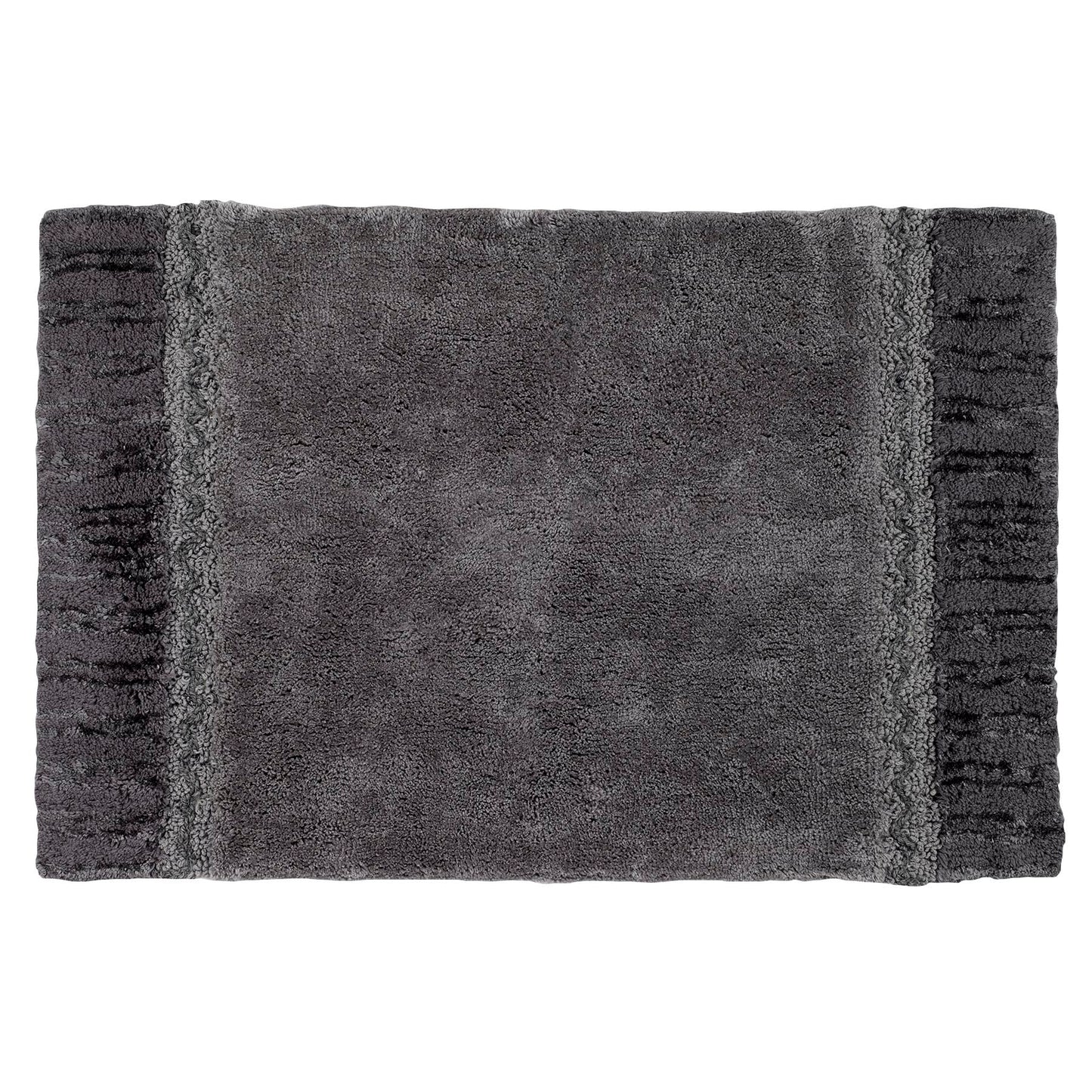 Cotton Bathroom Rug Non-Slip Braided Collection