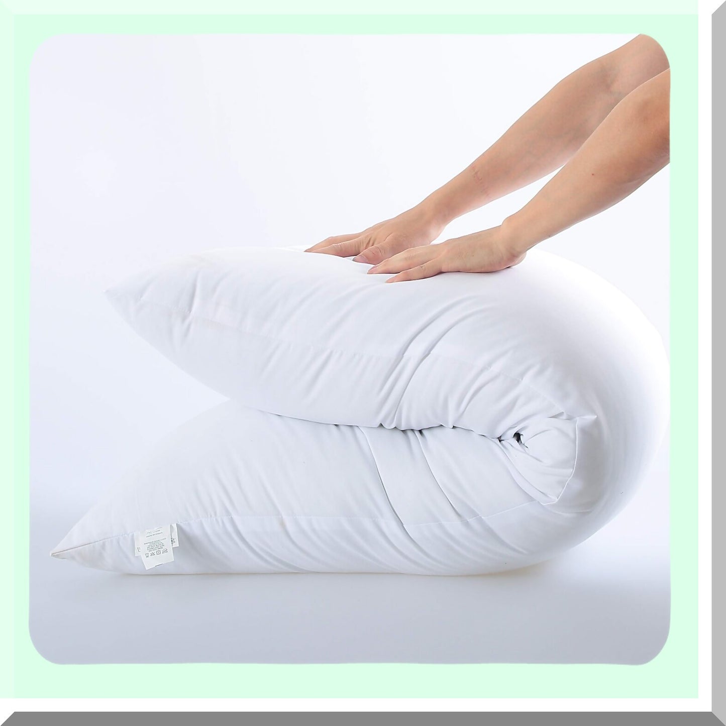 PlushDreams Long Body Pillow - Ultra Soft Microfiber Insert for Pregnancy Support & Full Body Comfort - 21"x54" Body Pillow Insert