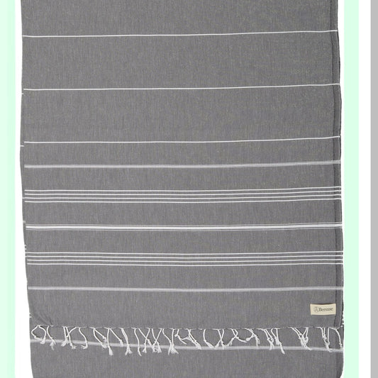 PureCotton Anatolia XL Cotton Throw Blanket 61 x 82 Inches