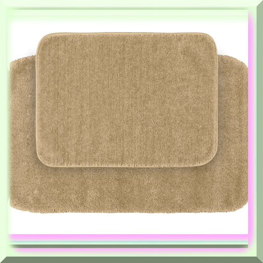 2-Piece Nylon Washable Bathroom Set