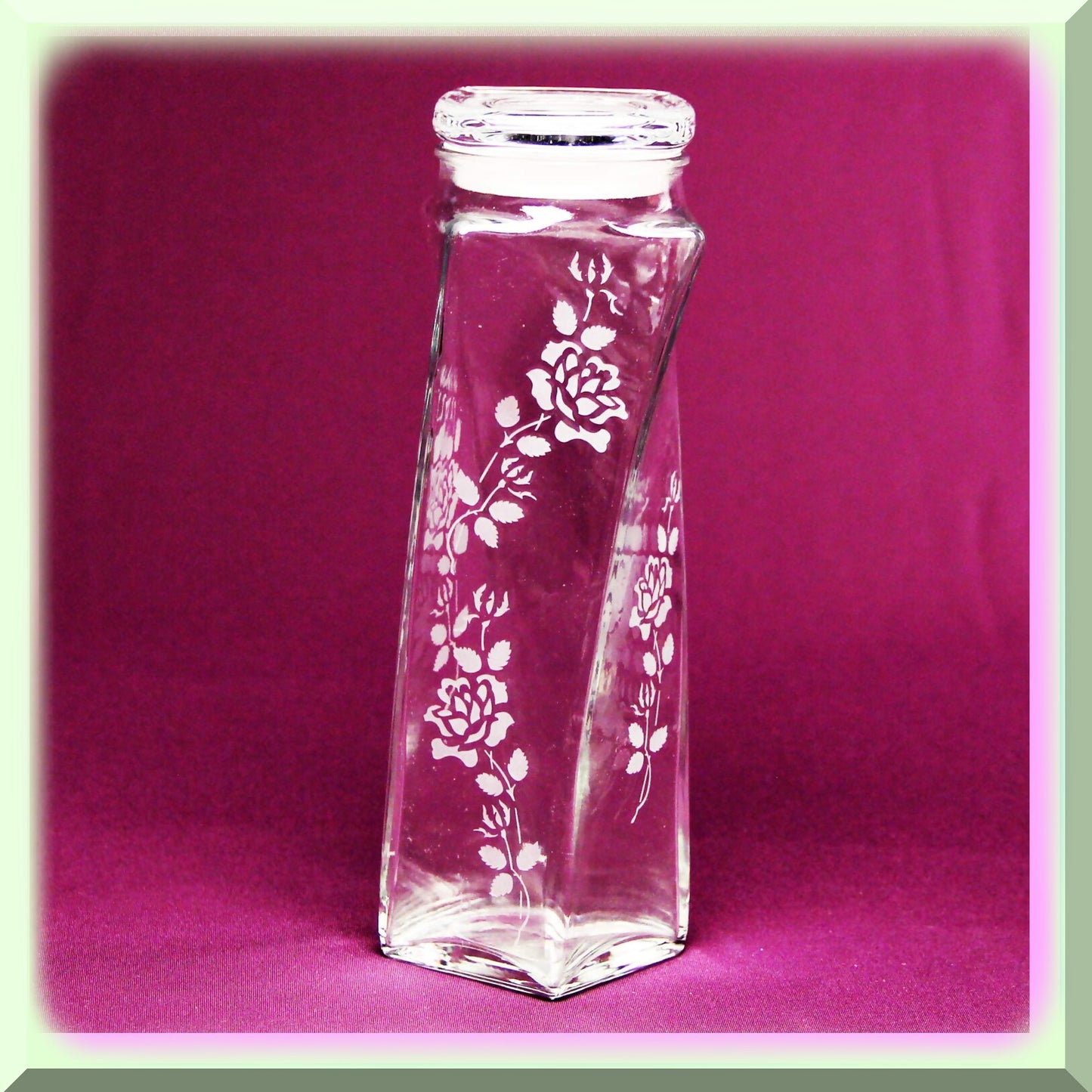 Rose Etch Pro - Glass Etching Stencil 5x8 Inch
