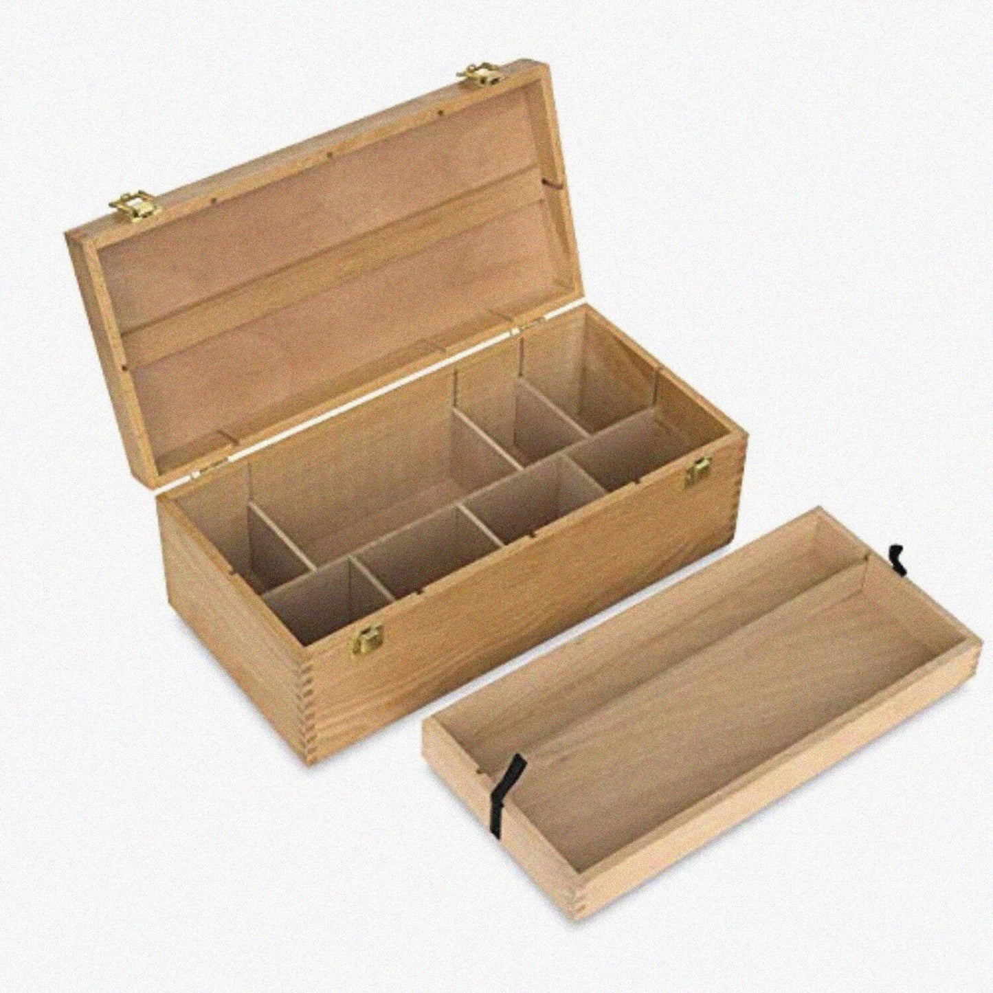Wood Supply Chest Brown 16-1/8"x8"x5-7/8"