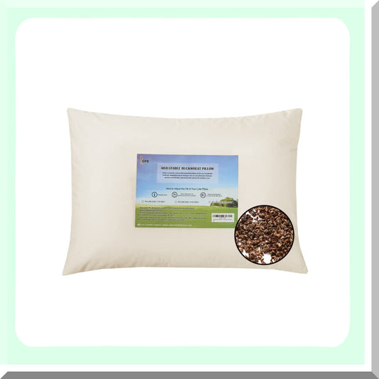 CoolSleep Buckwheat Pillow Queen Size 20"x26"