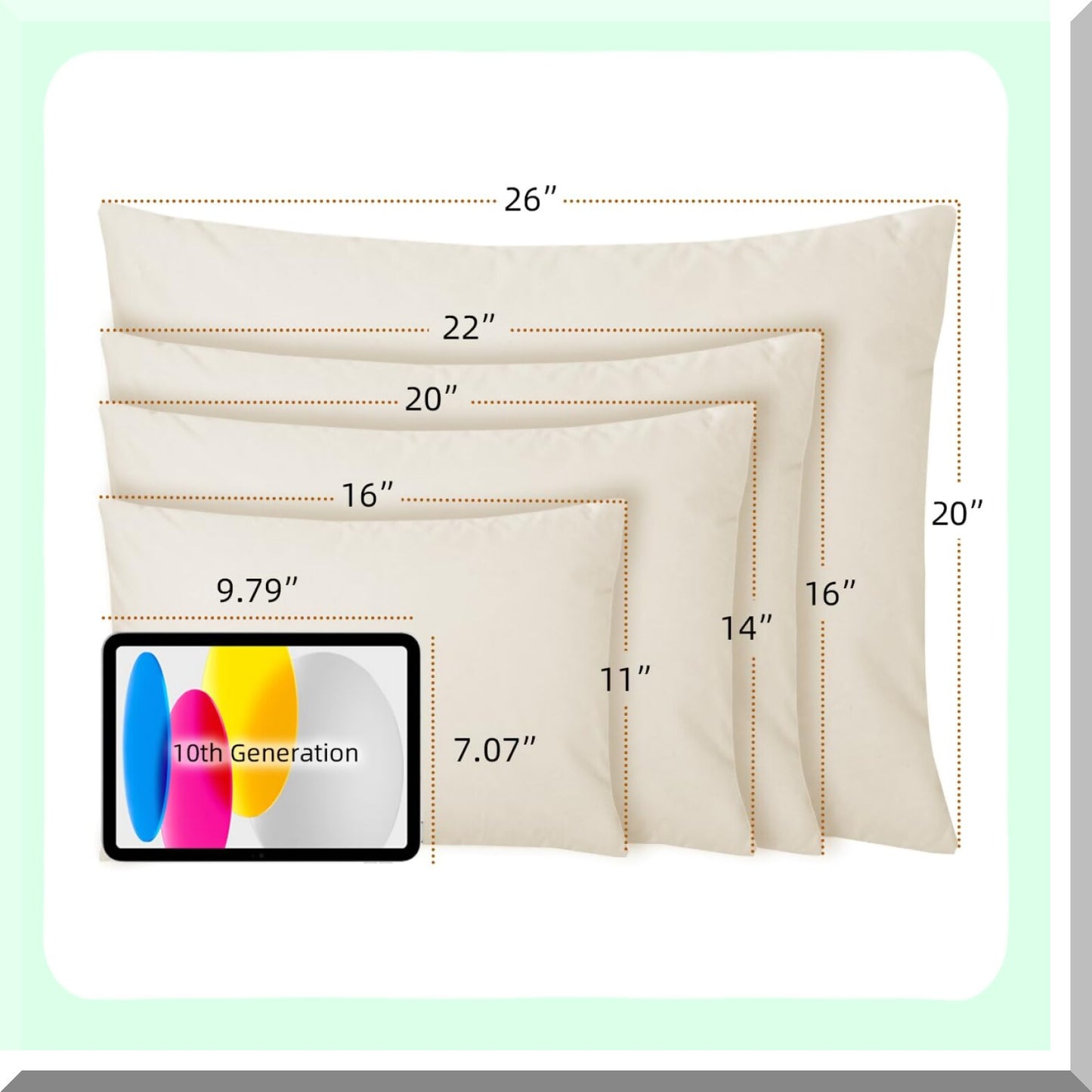 CoolSleep Buckwheat Pillow - Queen Size 20''x26'' - Adjustable Loft - Breathable - Cervical Support - Back and Side Sleepers - Tartary Buckwheat Hulls