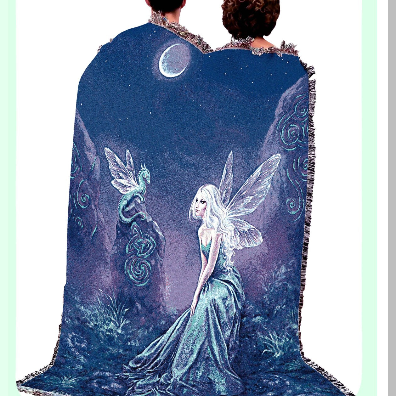 Enchanted Glow Cotton Tapestry Blanket - USA Made, 72x54