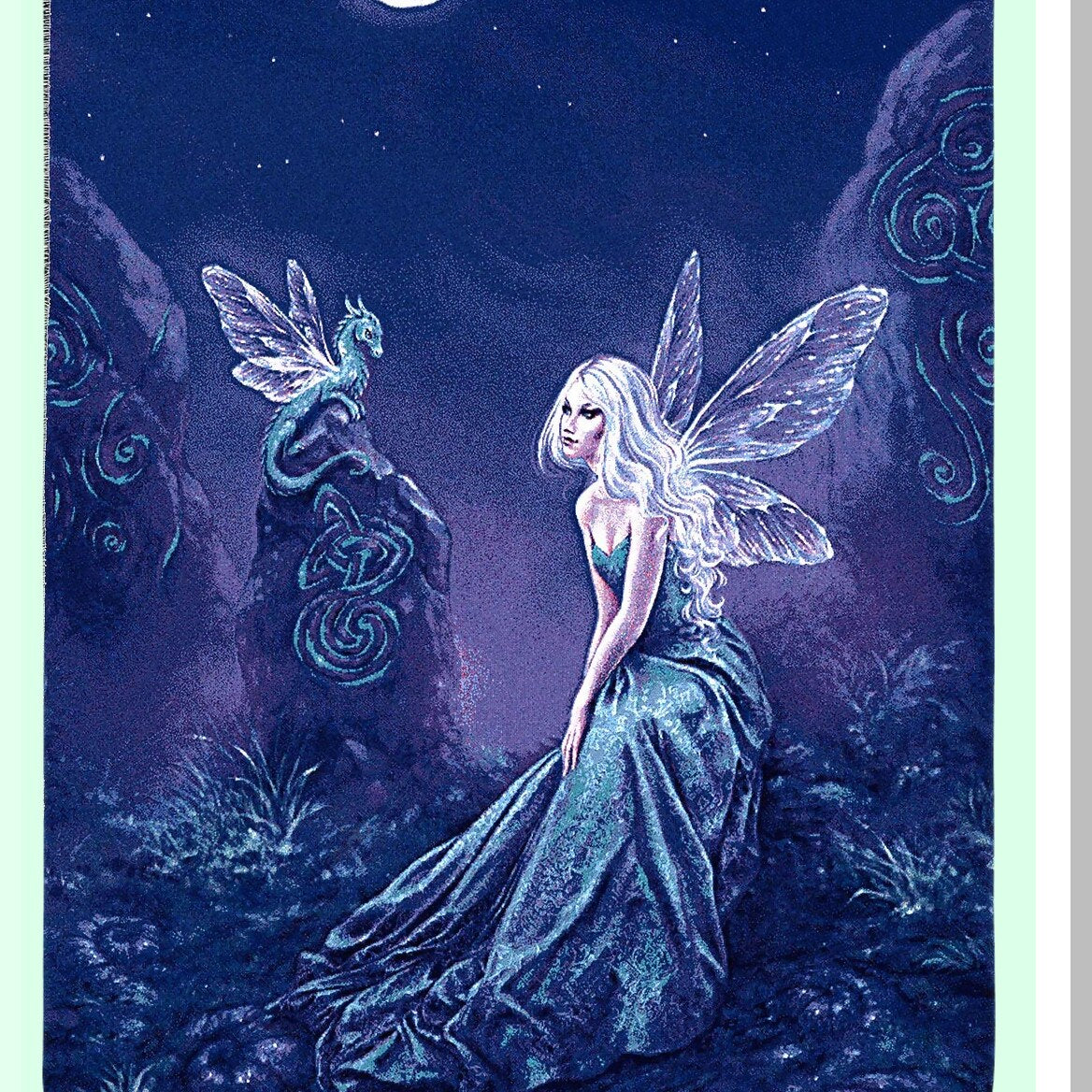 Enchanted Glow Cotton Tapestry Blanket - USA Made, 72x54