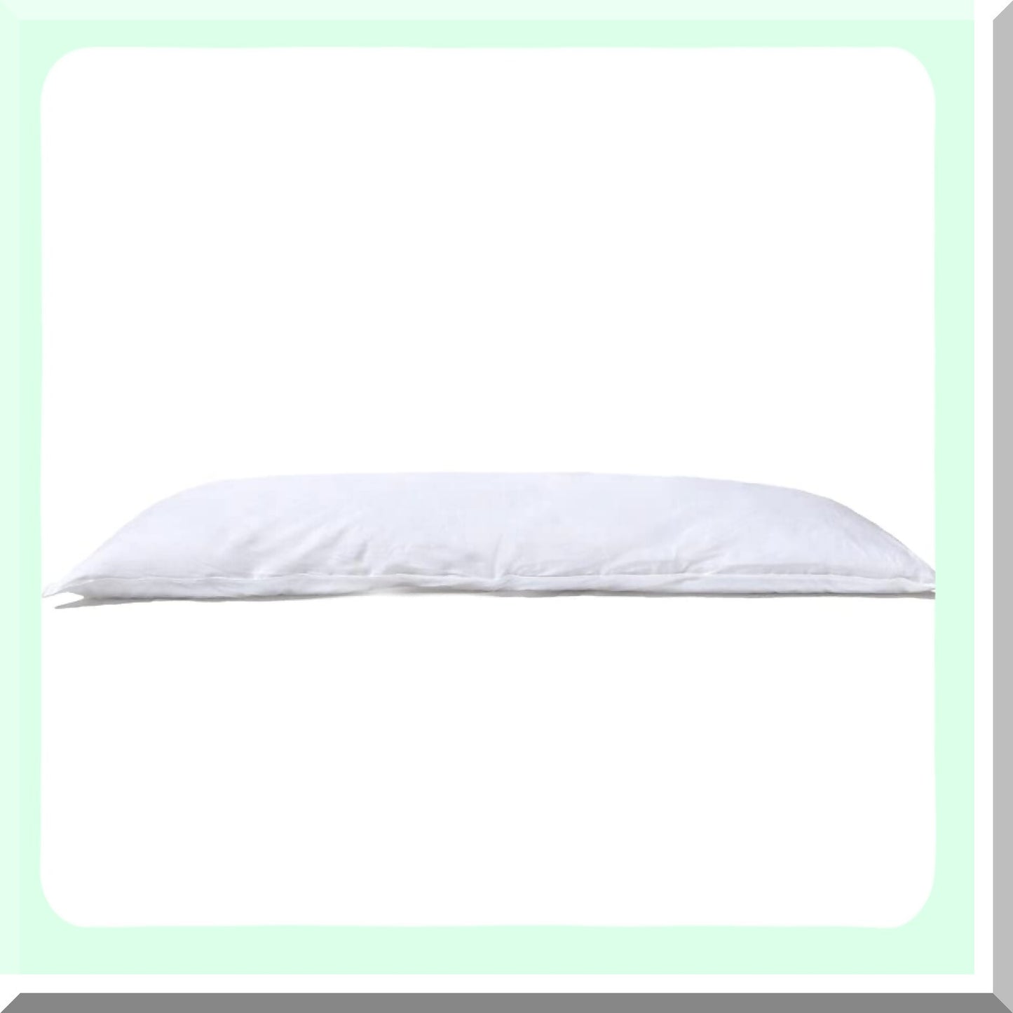 Luxury Plush Body Pillow - Hypoallergenic Down Alternative - Extra Long 20" x 72" - Supportive and Comfortable for Side Sleepers and Pregnancy