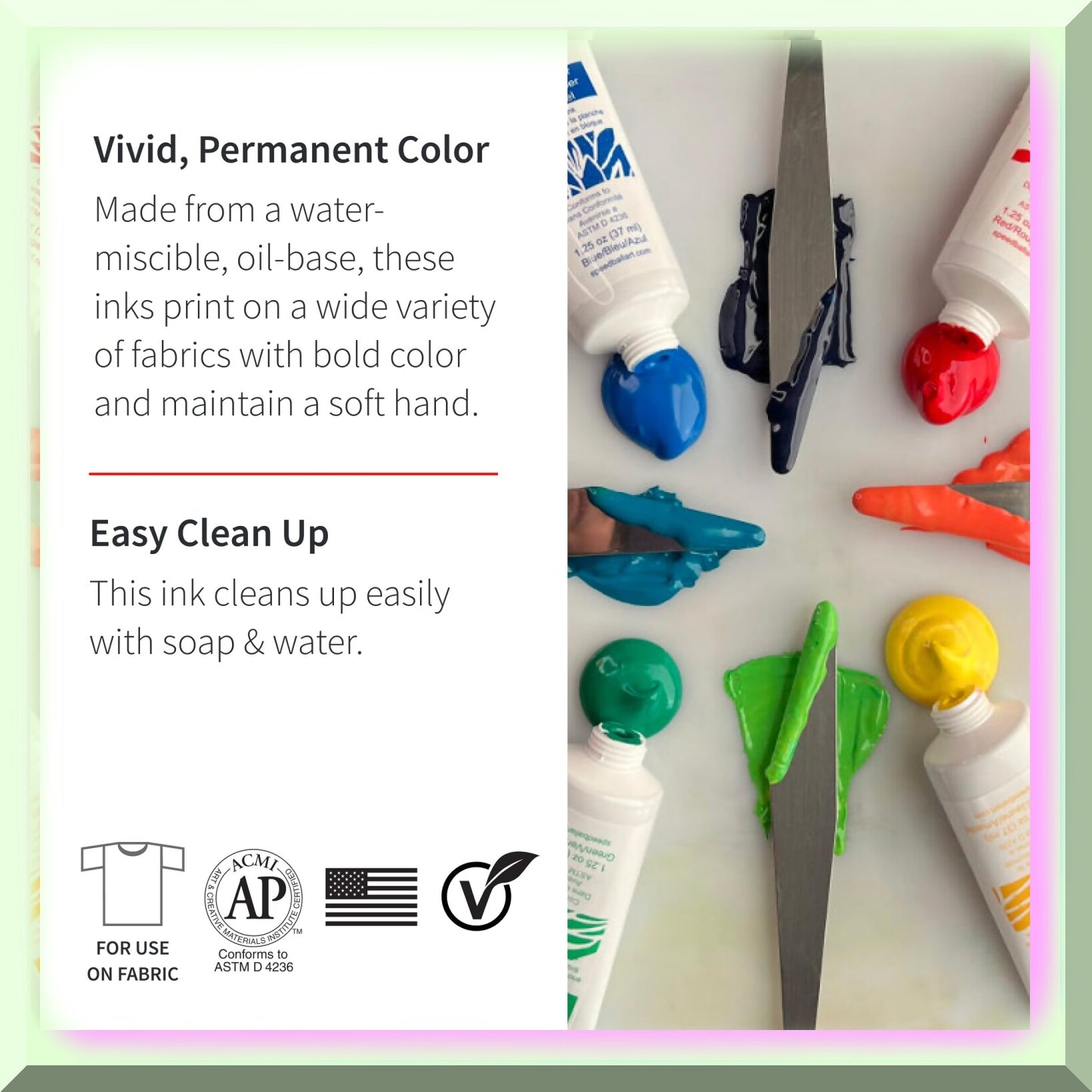 Lilac Dream Fabric Ink 2.5oz for Block Printing