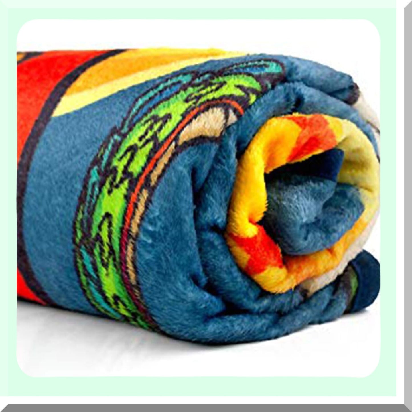 Super Saiyan Comfort: Dragon Ball Z Blue Bed Blanket