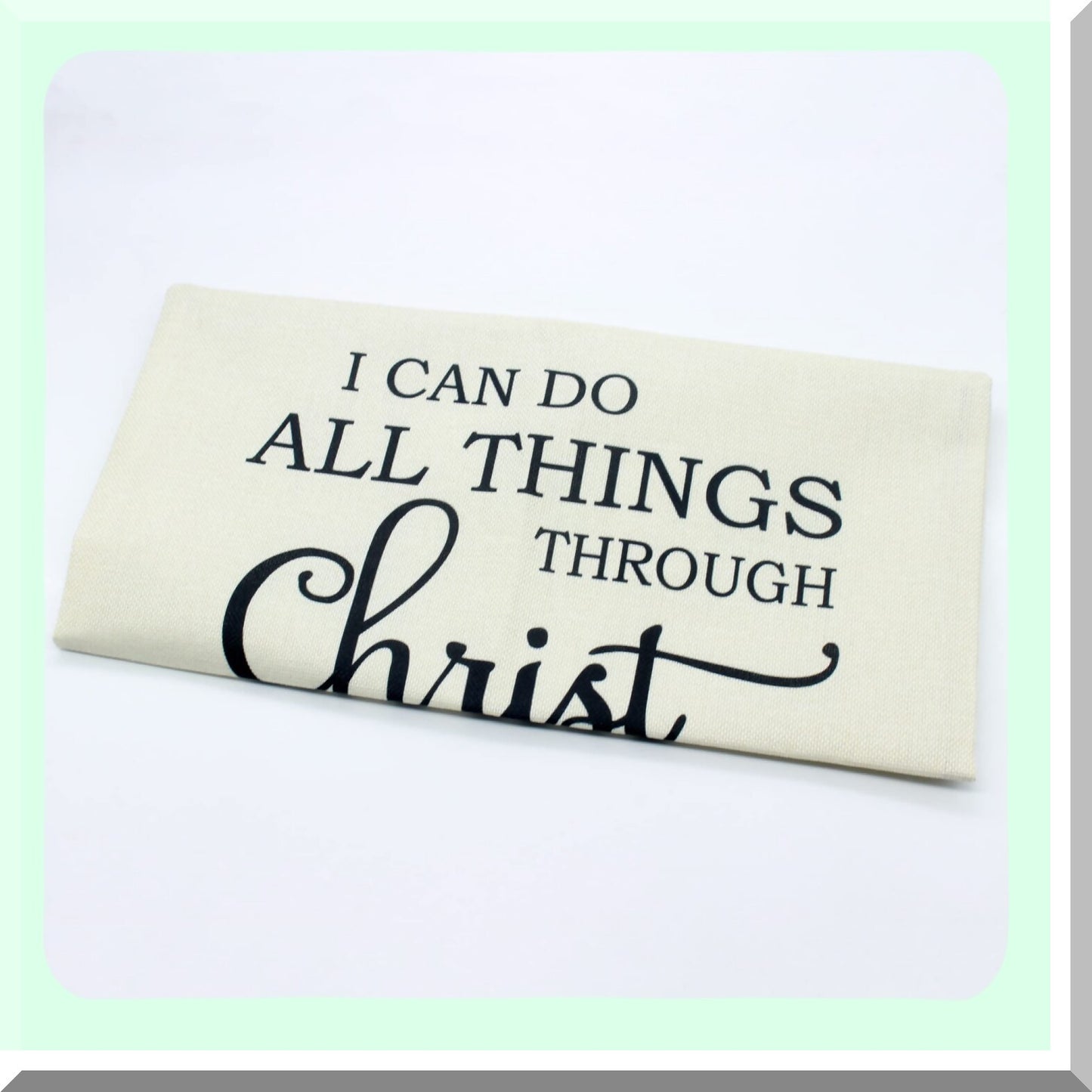 Faithful Blessings Throw Pillow Cover - Inspirational Bible Verse Case with Cross Design for Women - Religious Prayer Pillow Covers for Christian Gifts