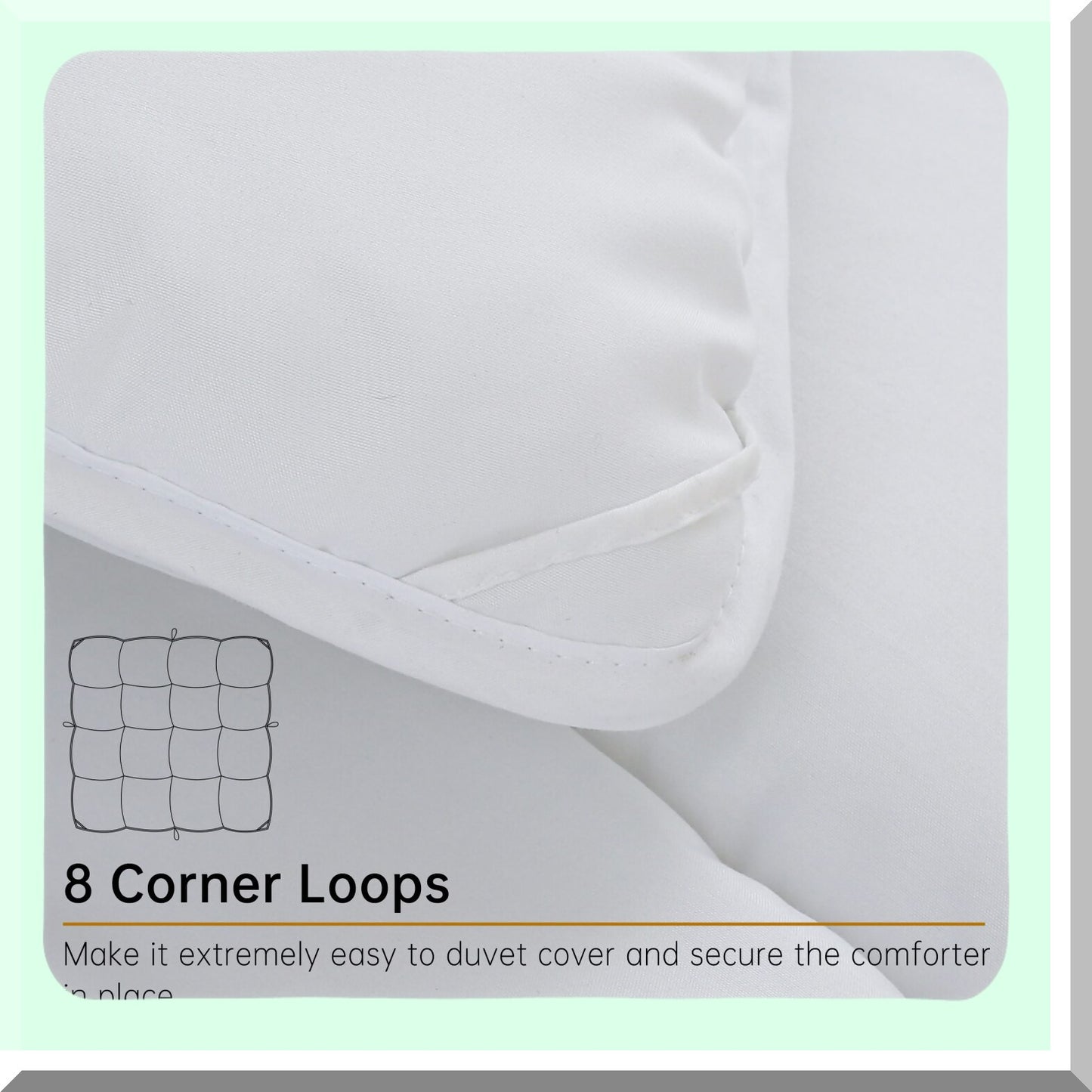 All Season Ultra Soft Goose Down Alternative Comforter - Hotel Collection Twin Bedding Duvet Insert with Corner Tabs, Quilted & Machine Washable