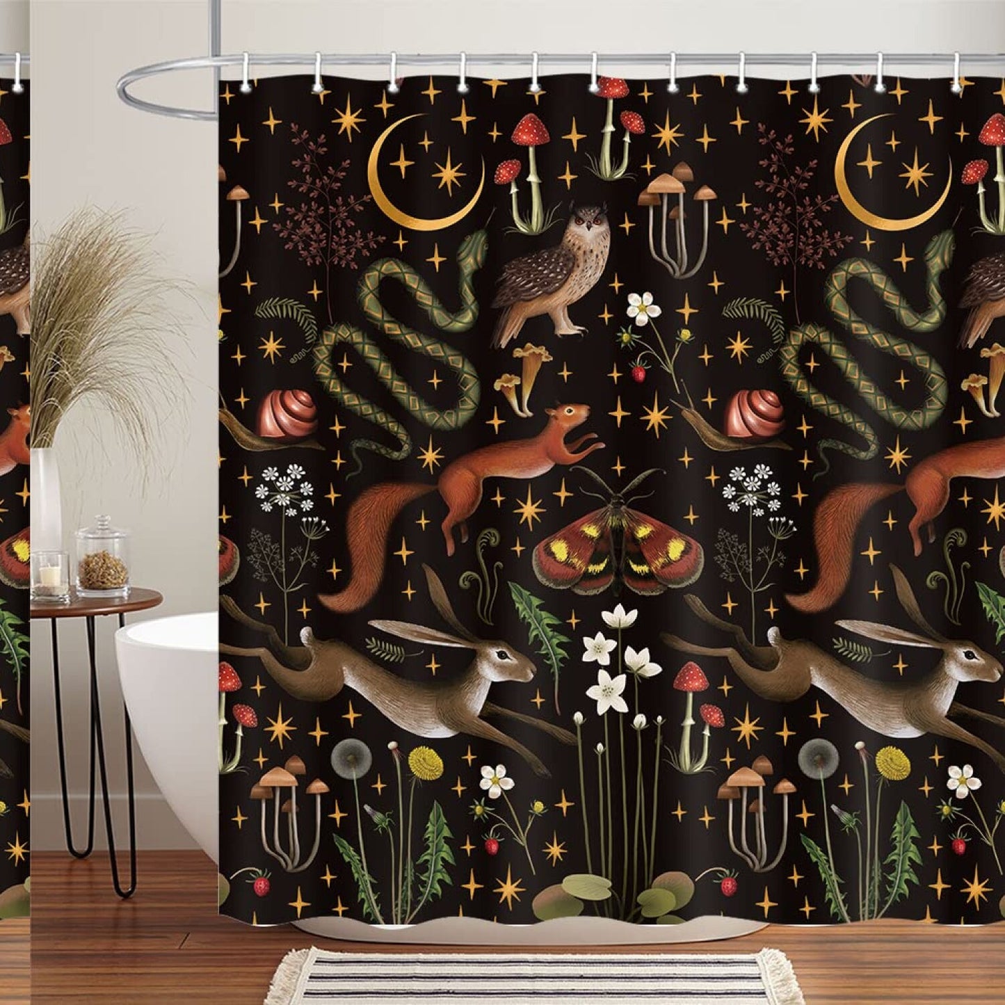 Fairy Rustic Forest Shower Curtain 70x70in