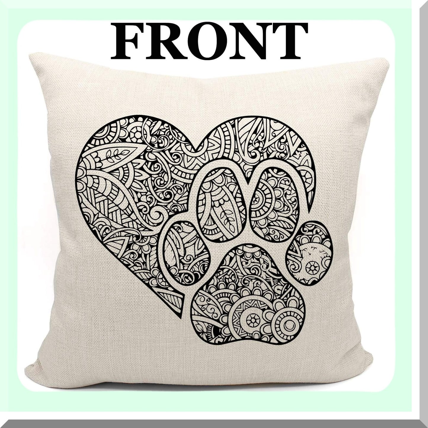 Pawfect Pup Pillow Covers - 18x18 Dog Lover Gifts for Women & Men - Dog Mom & Dad Decorations - Home Decor Accessories for Dog Owners