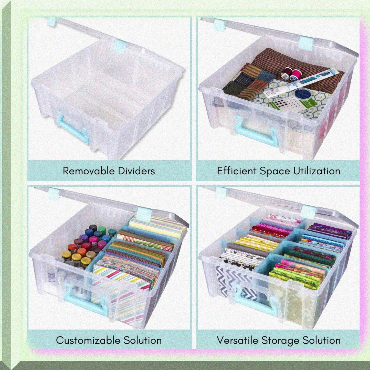 Art Bin Super Satchel Double Deep Storage Box