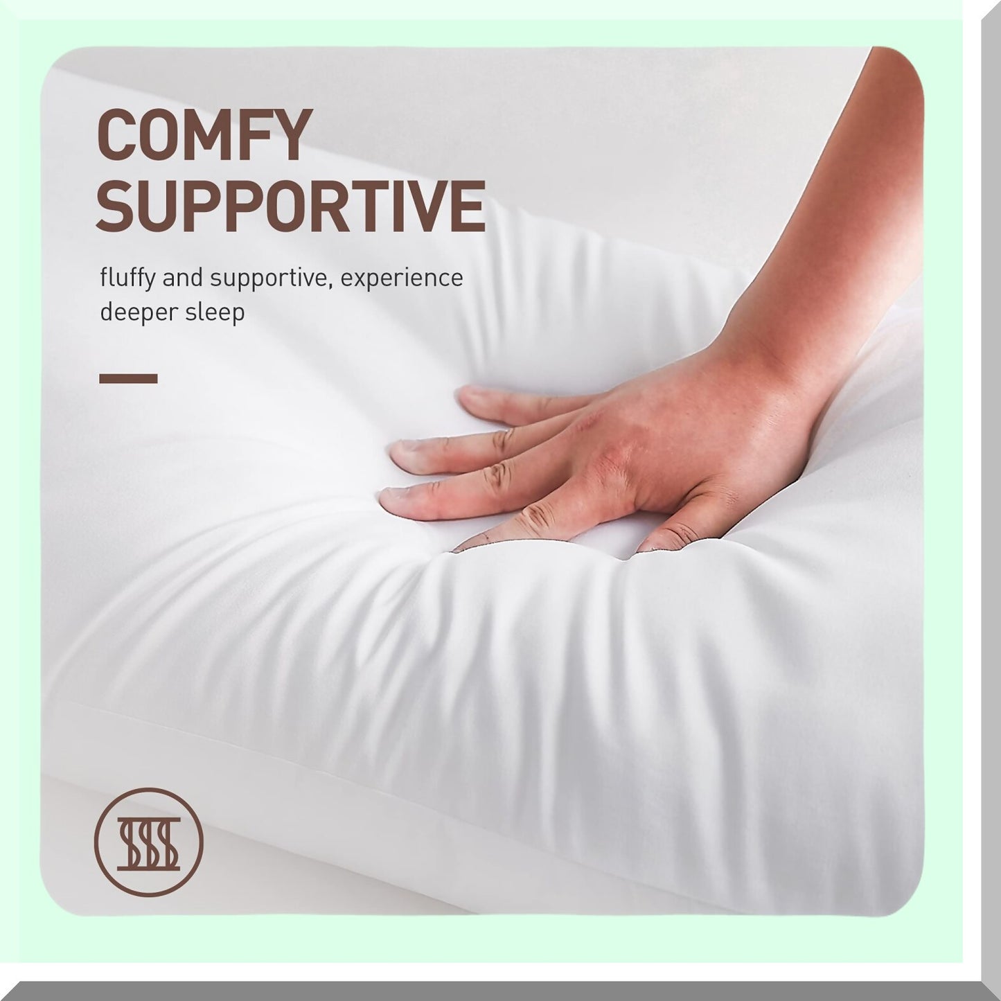 Ultimate Comfort Body Pillow - Extra Large Pregnancy Pillow Insert for Side Sleepers - Fluffy Bed Pillow for Adults - 20 x 60 White Pack
