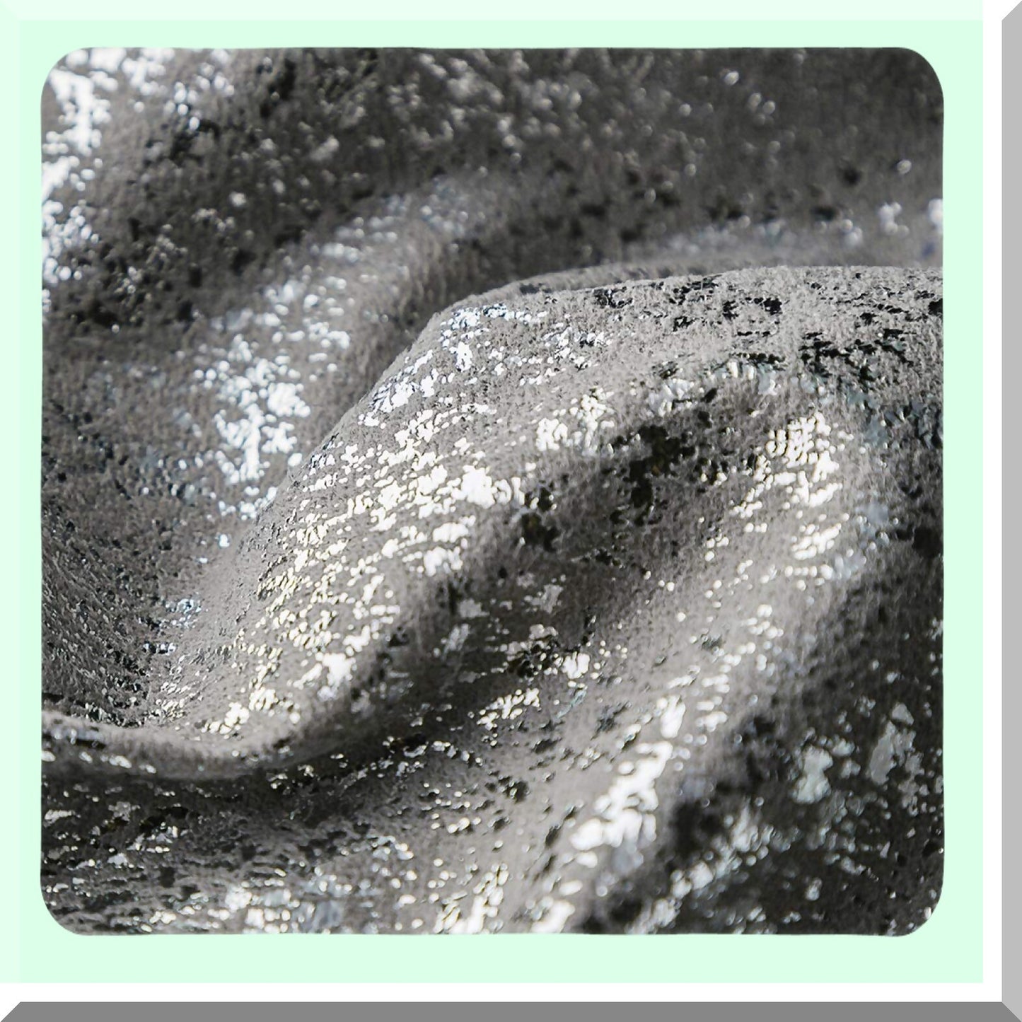 Starry Sparkle Silver Grey Pillowcase Set - 20" Square Cushion Covers for Home Sofa Couch Chair Back Seat Bedroom Car - 2 Pack Dark Gray Pillows