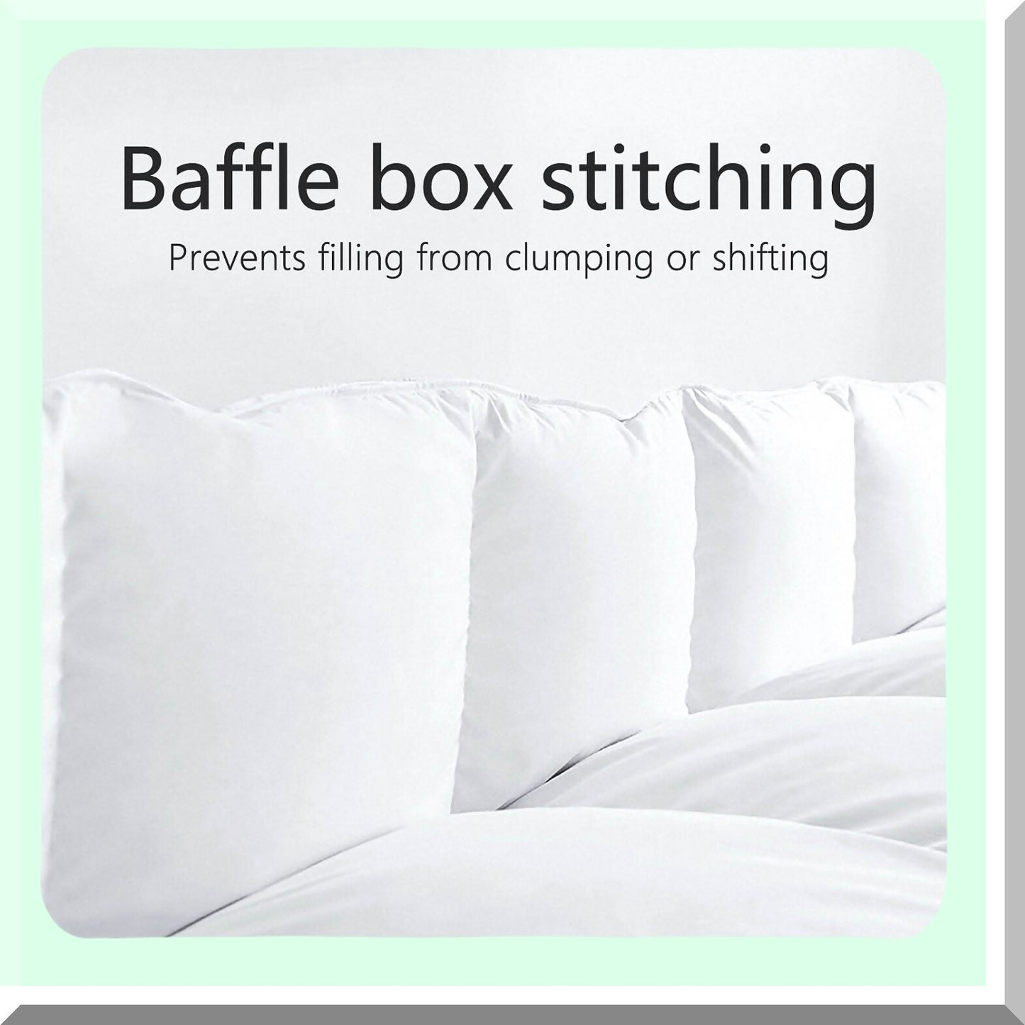 BreathableCool Queen Comforter - All Season Soft Spiral Fiber Quilted Duvet - Luxury Hotel Style White Comforter - 88"x88" - Premium 2100 Series