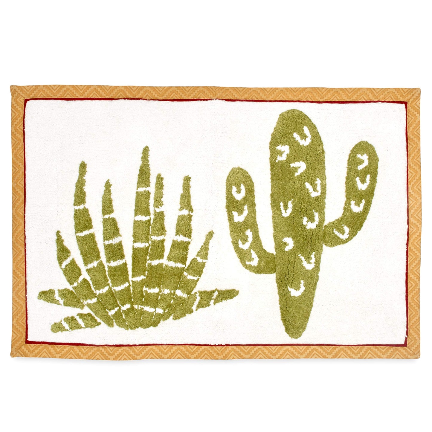 Cactus Bath Rug 20" x 30" Olive