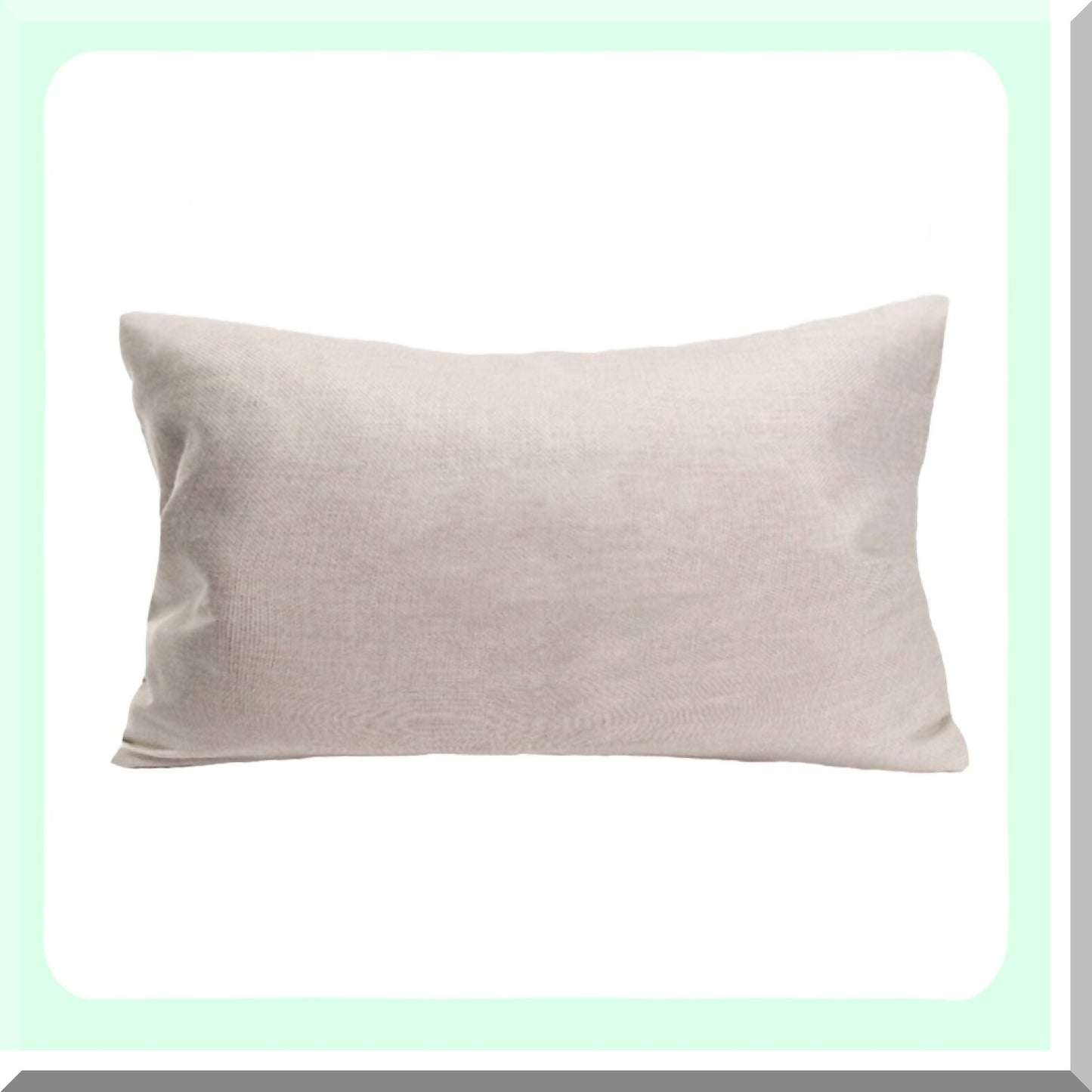 Home Sweet Home Rustic Farmhouse Pillowcase - Inspirational Letters Saying Throw Cushion Cover for Sofa Couch Bedroom - 12x20 Inches Cotton Linen Decor