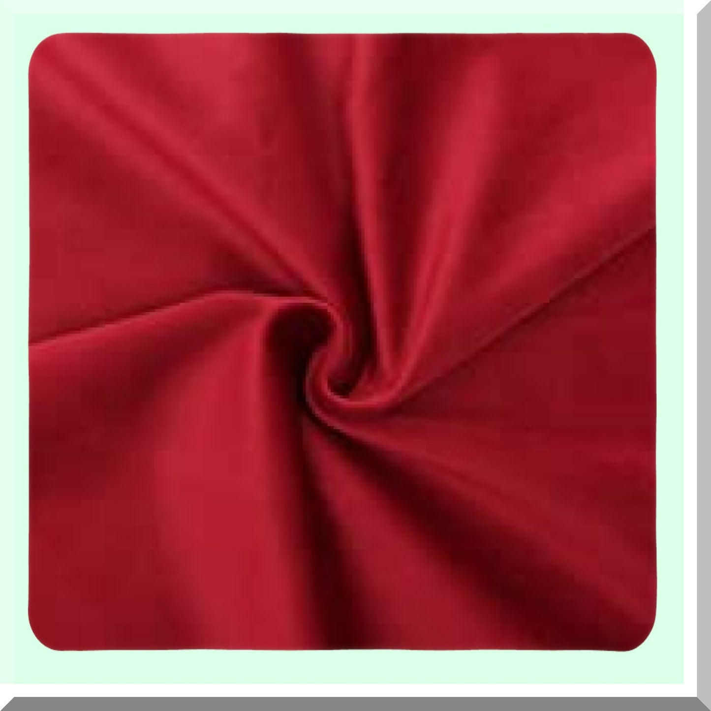 Luxury Velvet Throw Pillow Covers - Set of 2 Super Soft Solid Decorative Cushion Cases for Sofa, Bedroom, Car - 20 x 20 Inch - Red Glam