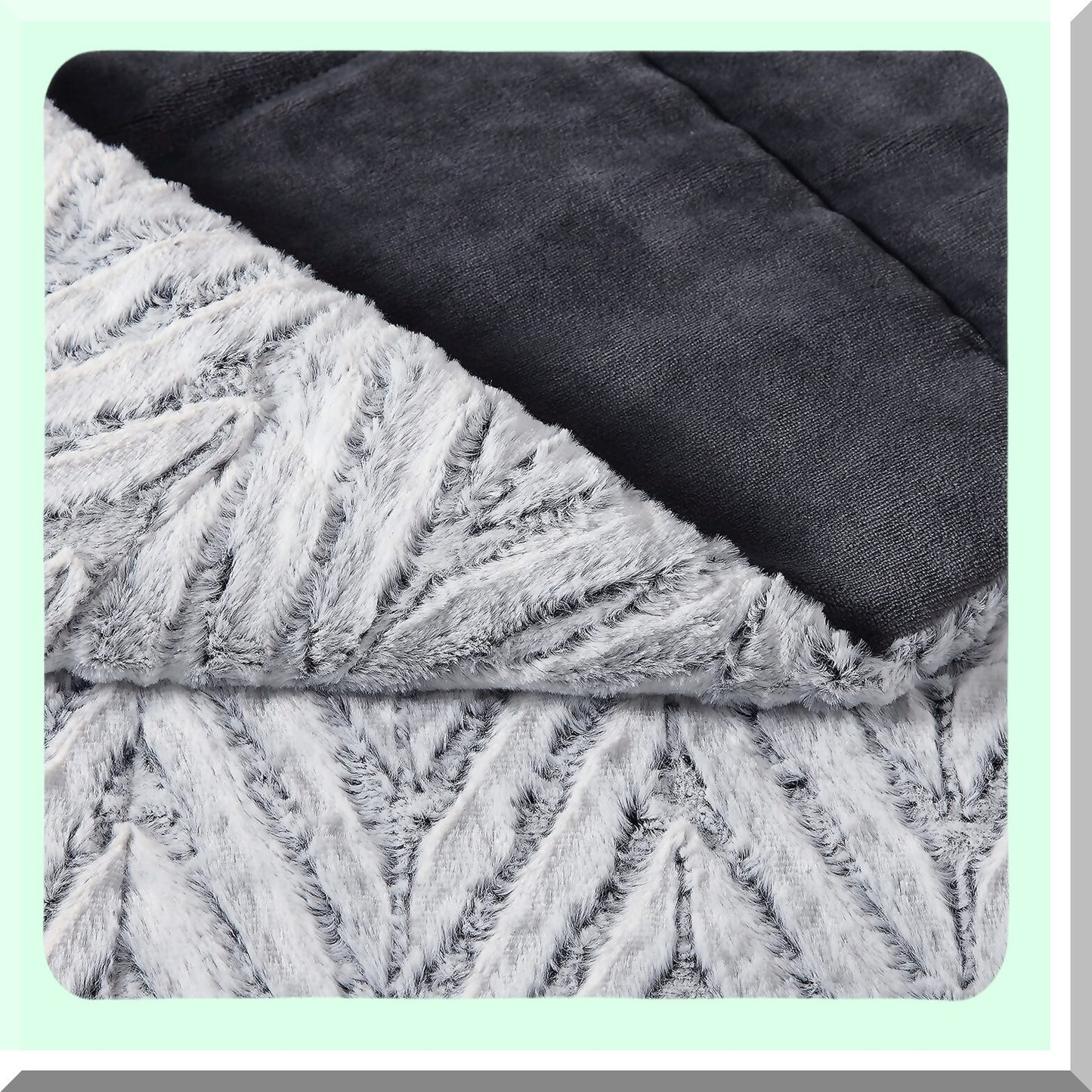 Chevron Luxe Cozy Throw - 60x70" - Perfect Gift for Friends & Family - Gift Box Included"